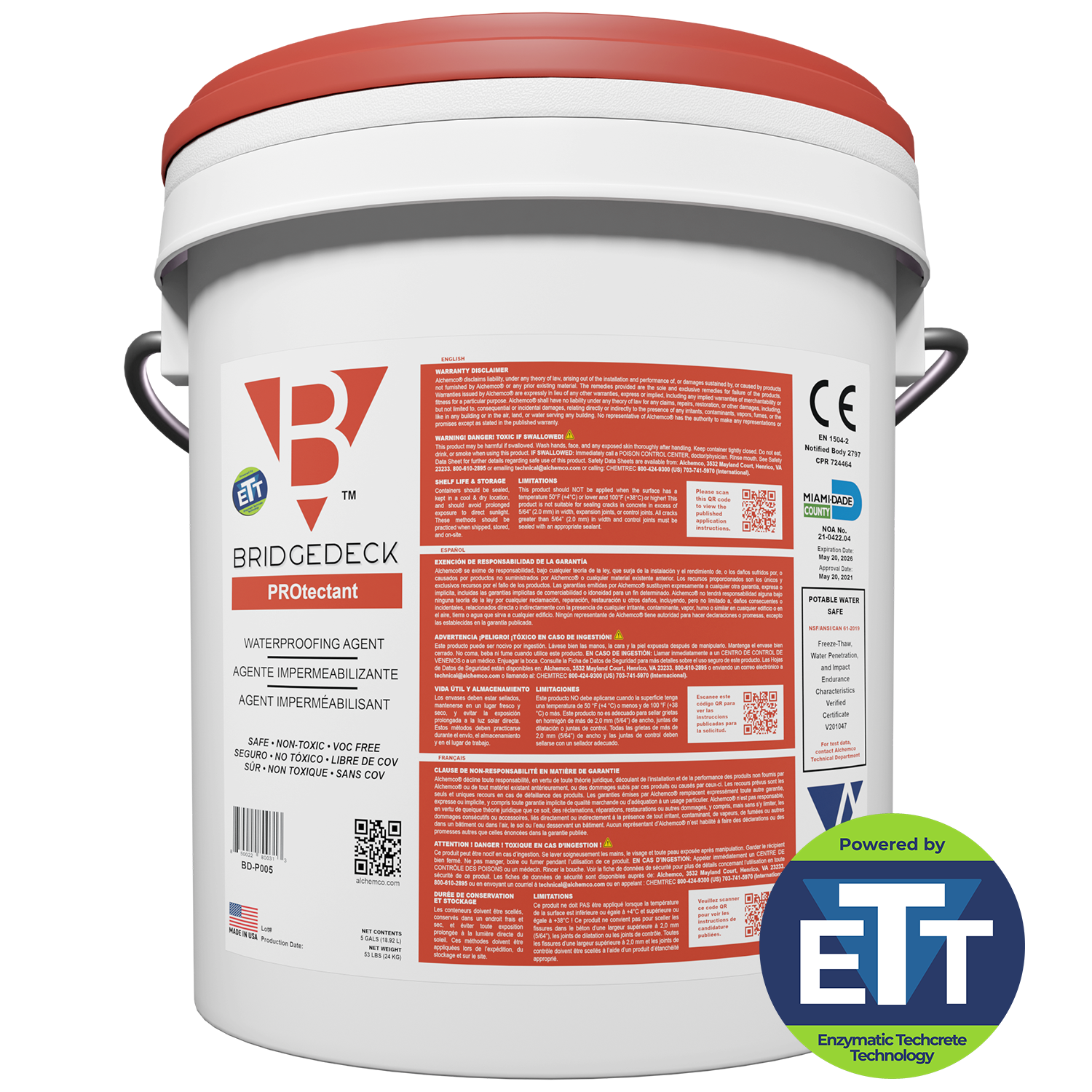 Pail of BridgeDeck PROtectant
