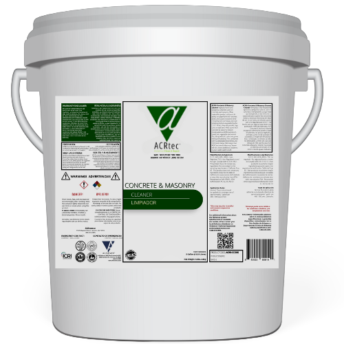 Pail of ACR (Alchemco Clean & Repair) Concrete & Masonry Etch