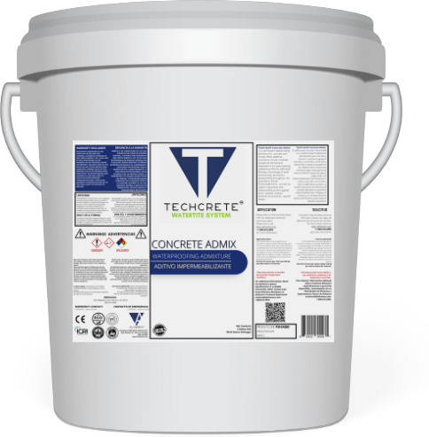 Pail of TechCrete Admix