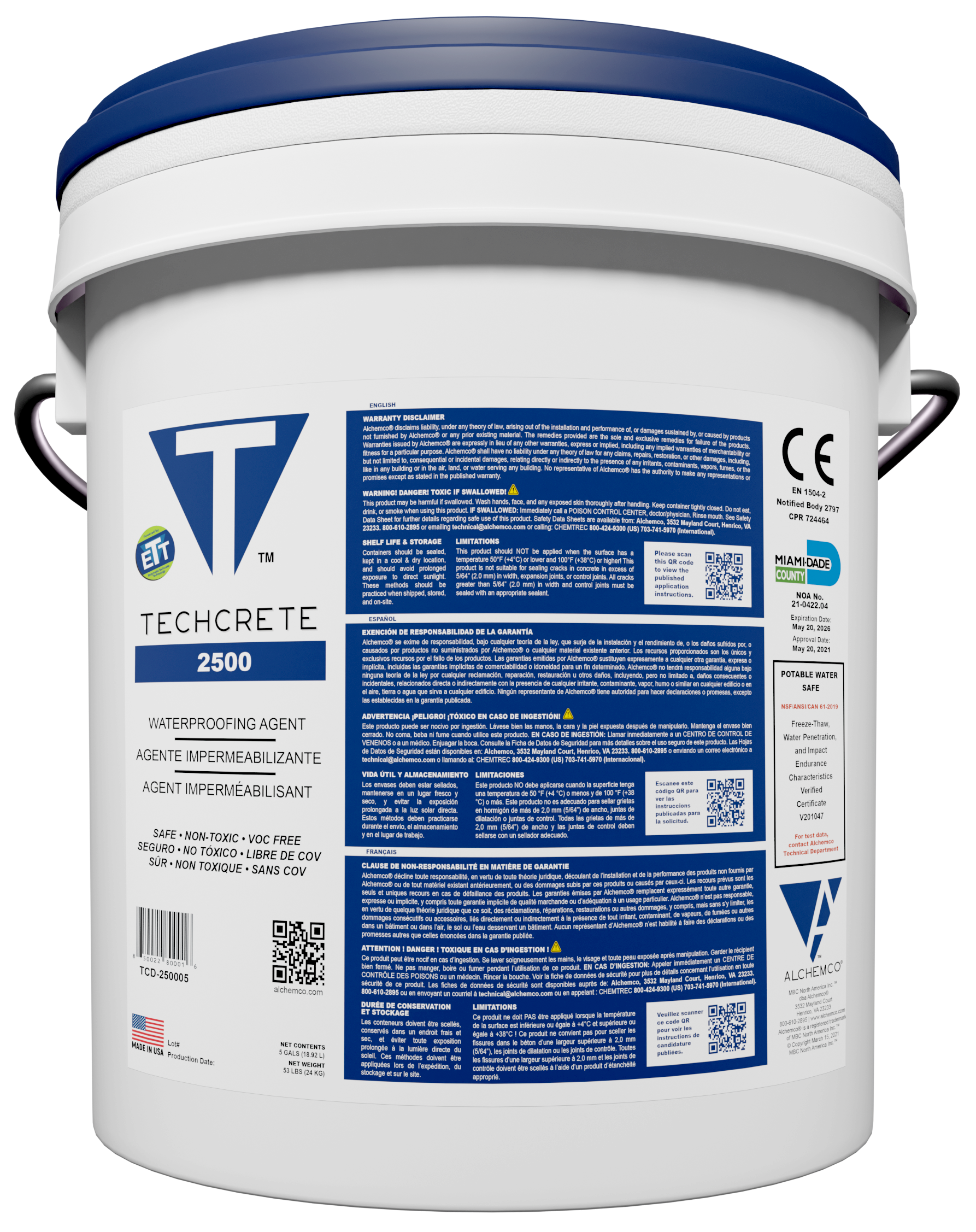 Techcrete Cladding PP-TechCrete2500 — Alchemco