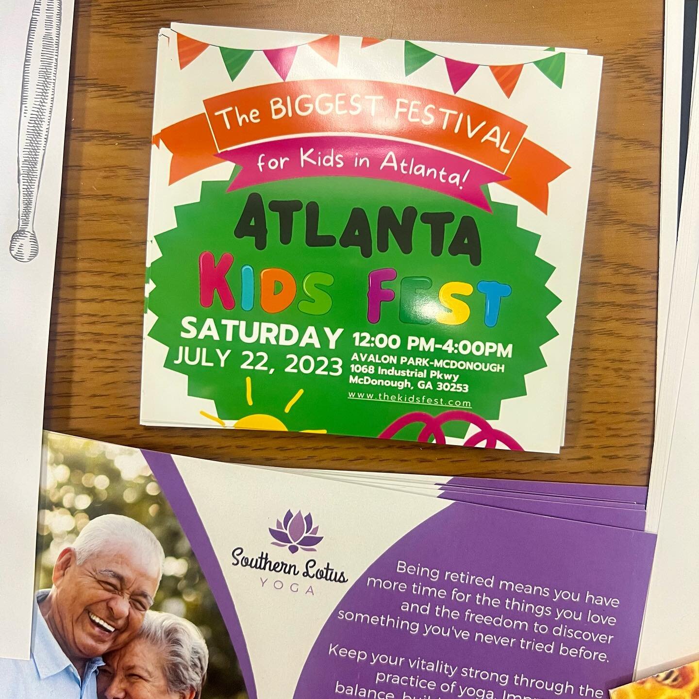 Look what we spotted at the McDonough Library! Have you gotten your tickets yet?

Our #FLASHSALE ends tonight at 10 PM!

Follow 👉 @atlkidsfest, the BIGGEST party festival for kids in the Atlanta area! 🎊