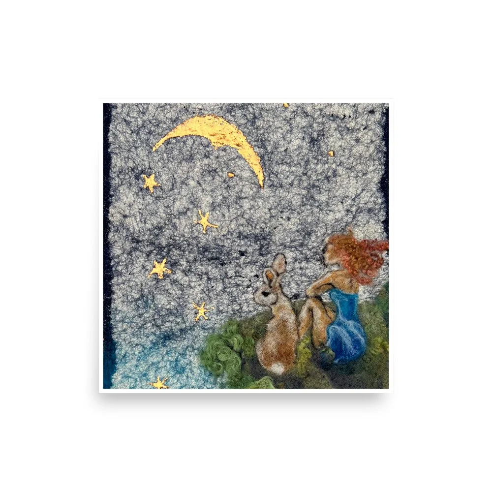 Watching The Stars Fall Print