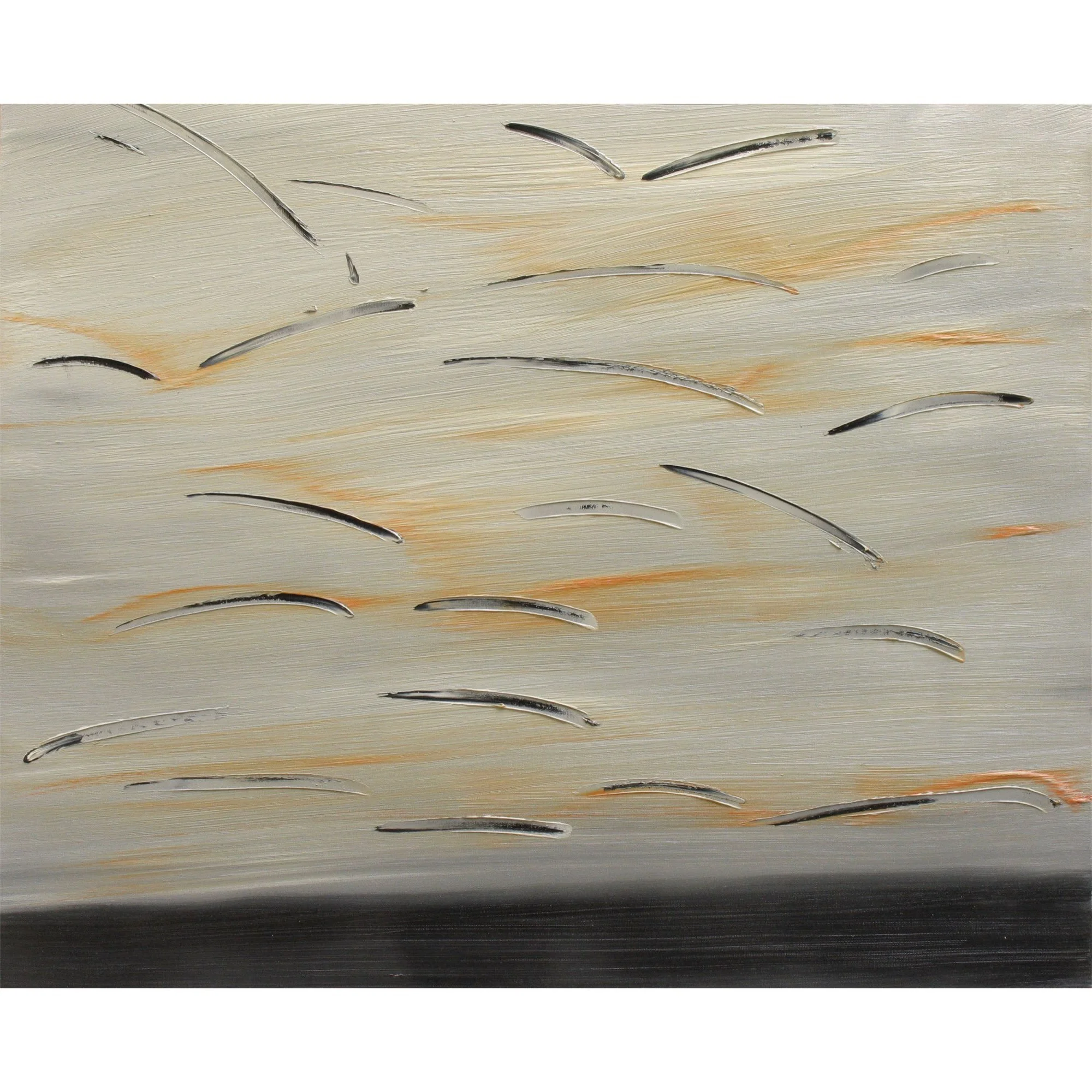 SEAGULLS. Oil on canvas, 2005 / 19 x 23 in. /48 x 58 cm