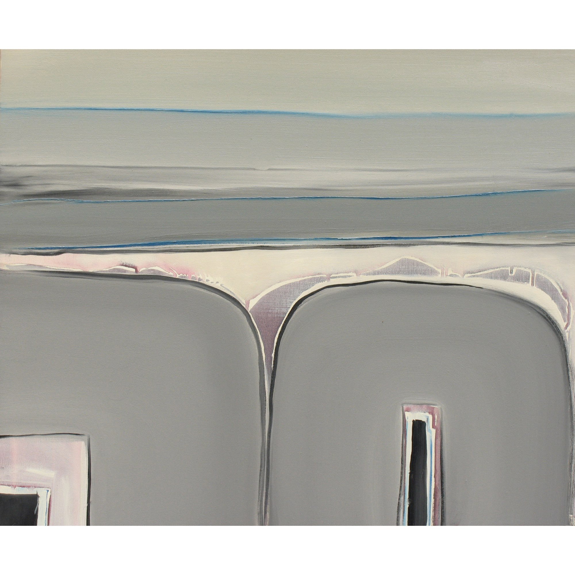 CROSSROADS. Oil on canvas, 2005 / 33 x 33 in. /84 x 84 cm