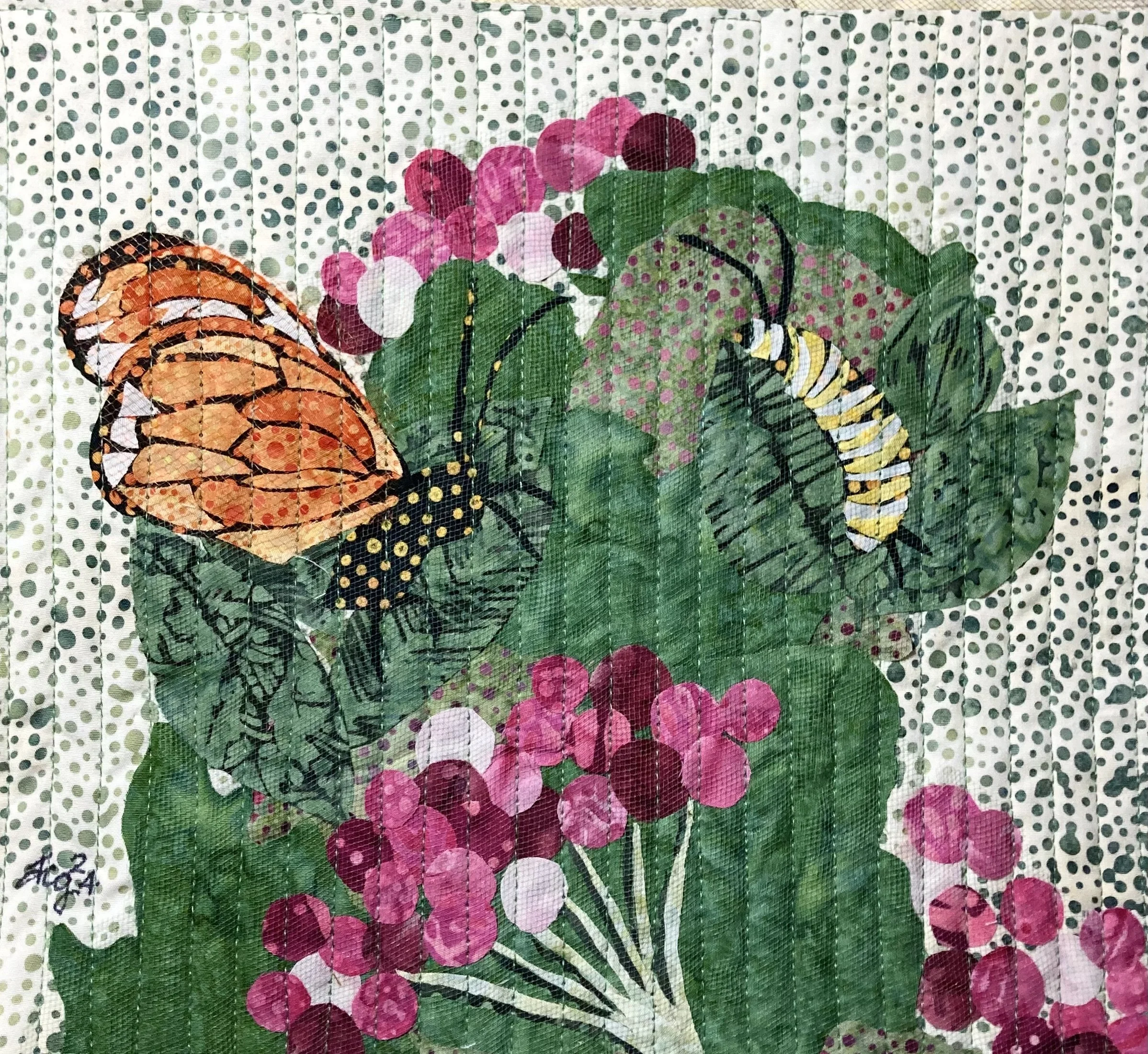 Monarch Now, Monarch Later, 2024. 14 x 11 inches; shadow box framed. $165