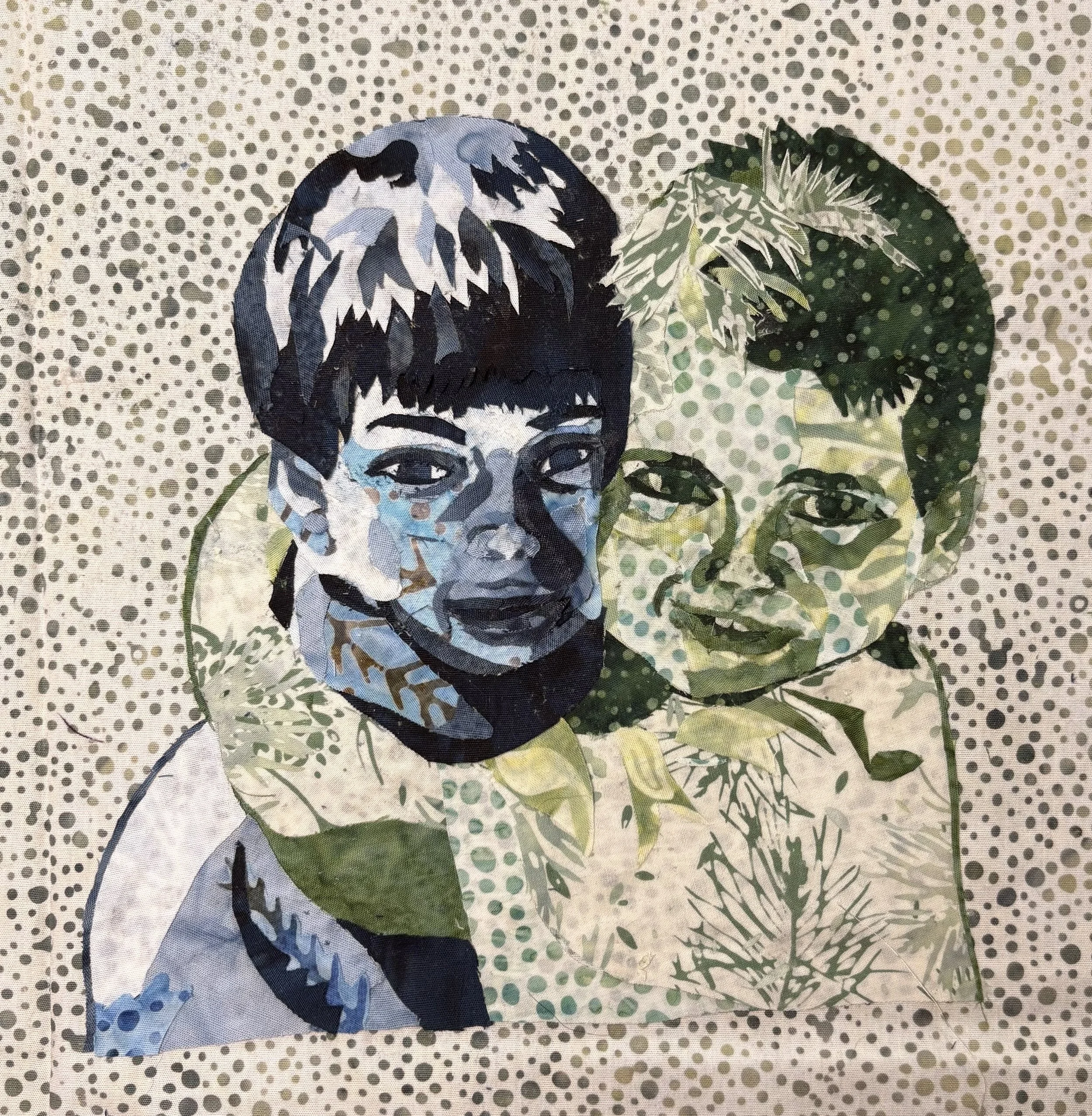 Two Boys, 2025. 12 x 12 inches; framed. Not for Sale