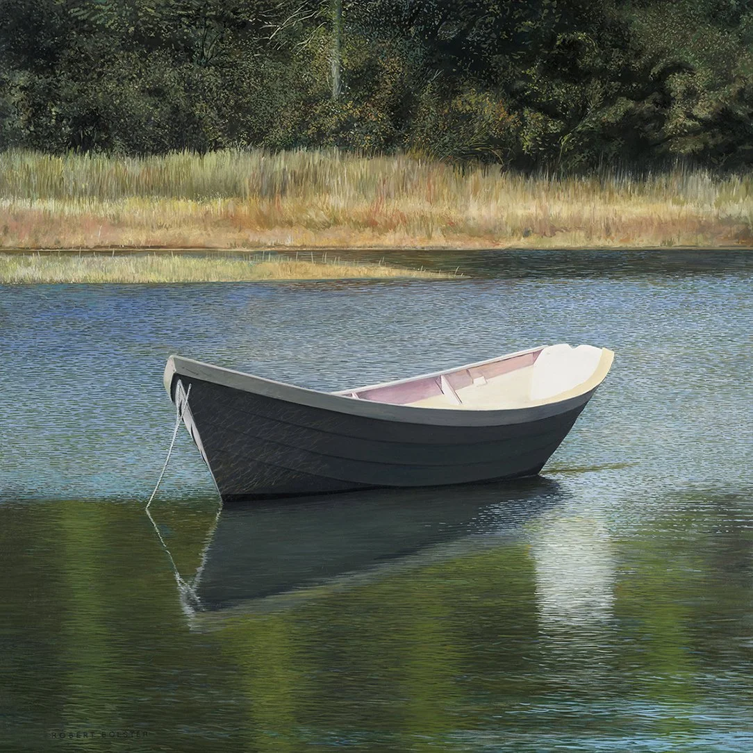 "Windbreaker"  2025 36x36 Oil on linen. Tree's Place, Orleans, MA