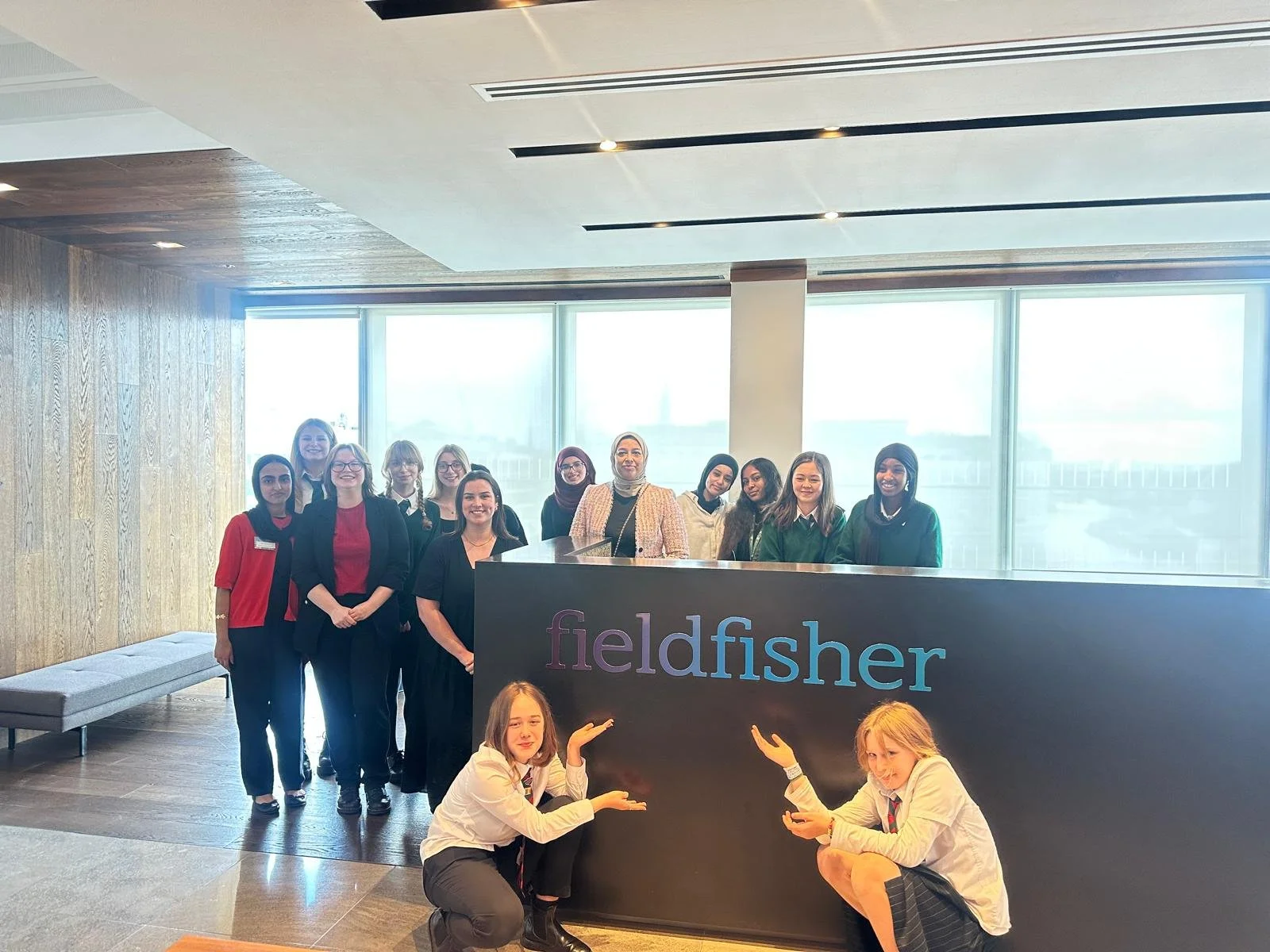 Fieldfisher Hosts Winners of Girls Human Rights Challenge for Exclusive Meeting