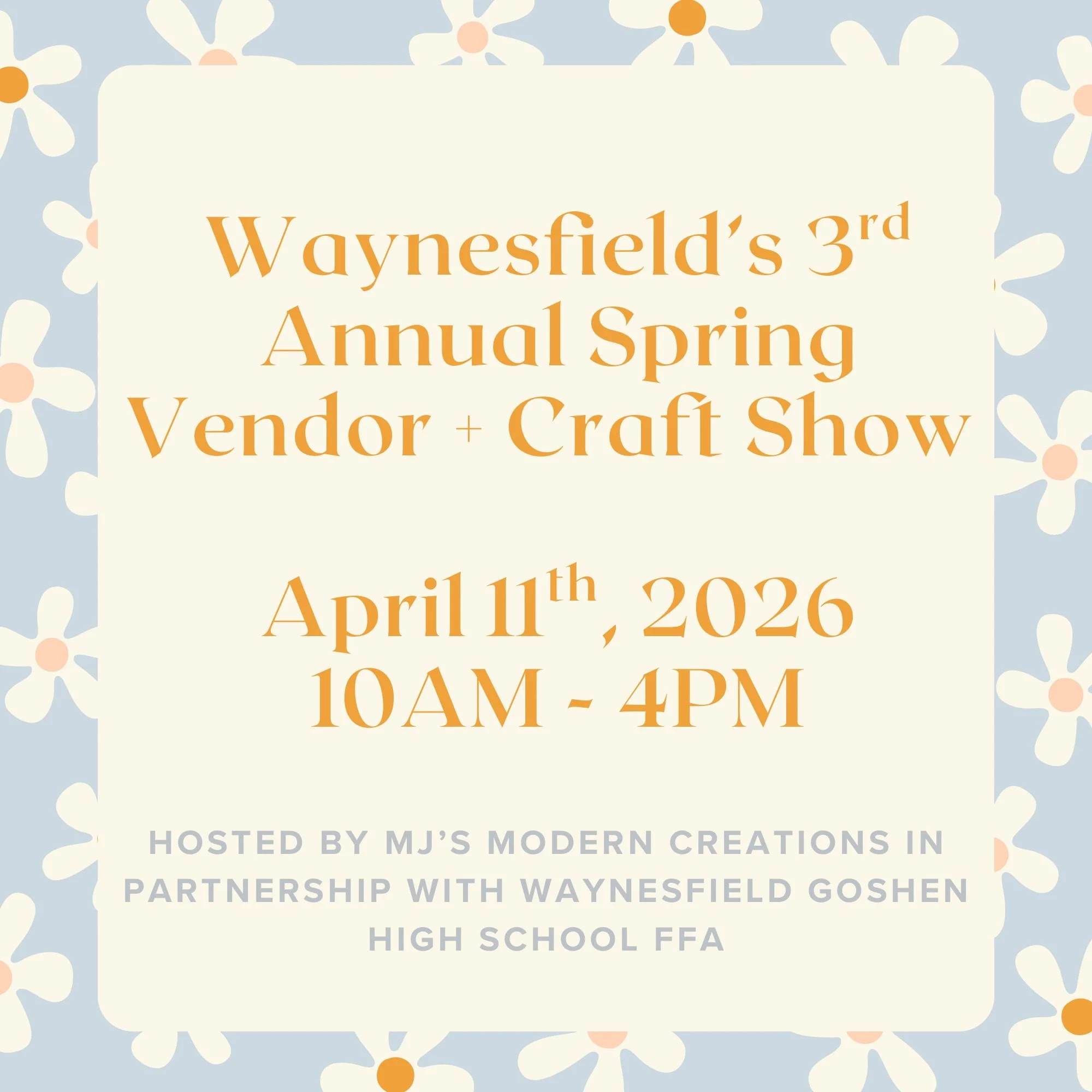 Waynesfield Spring Craft Show