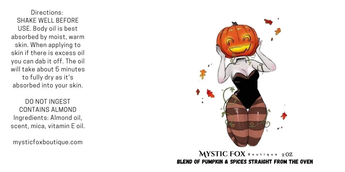 Pumpkin Pie Oil