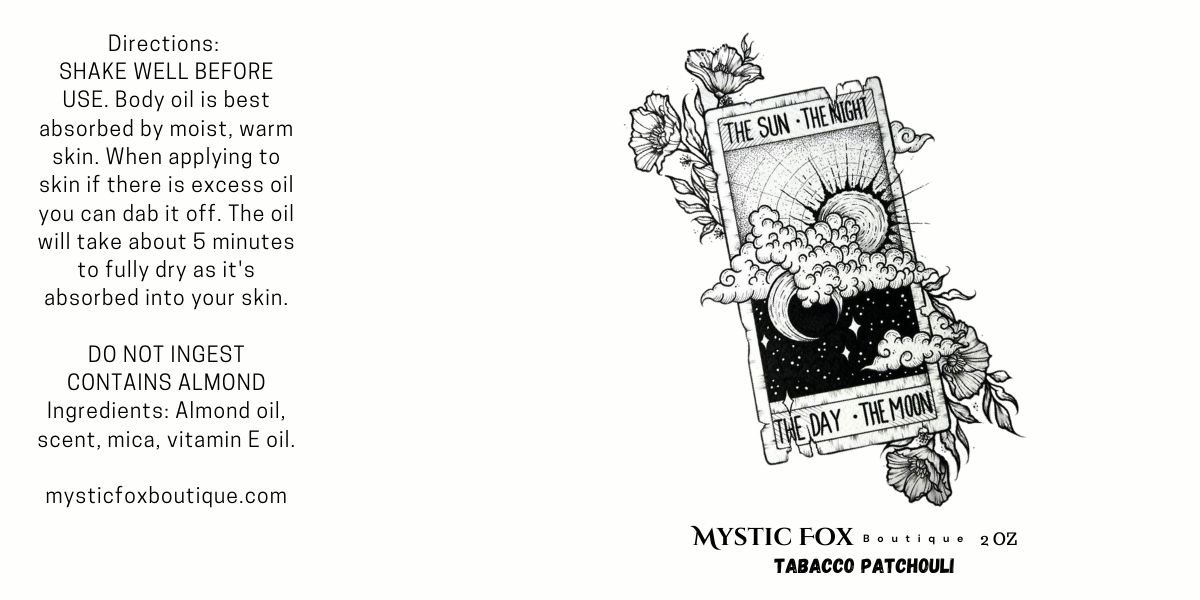 Tobacco Patchouli Oil