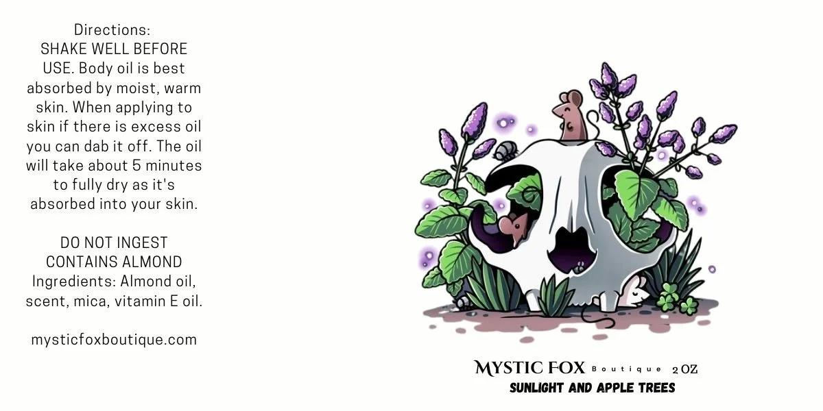 Sunlight and Apple Trees Oil