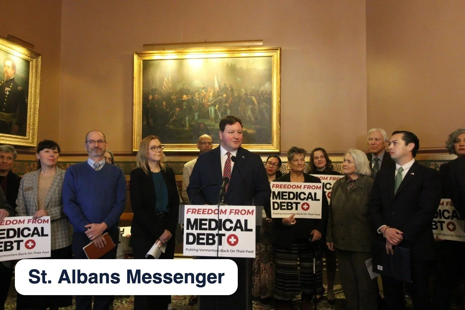 St. Albans Messenger: Vermont Treasurer Mike Pieciak presents medical debt relief program proposal