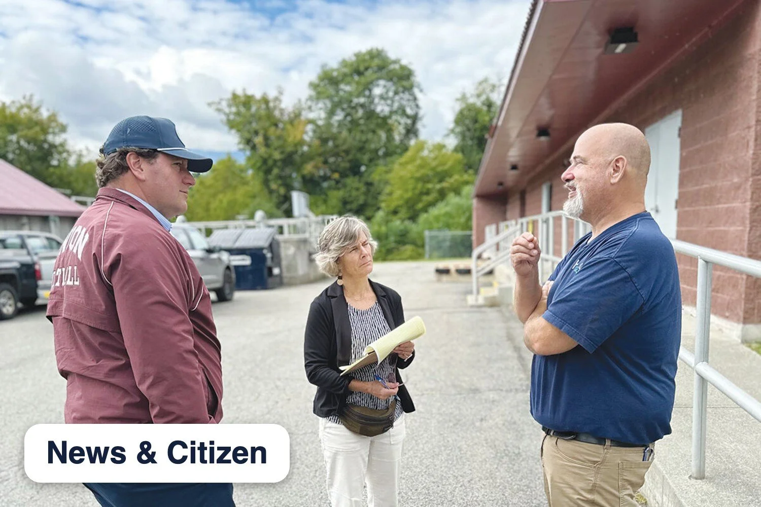 News &amp; Citizen: Flood for thought: Treasurer visits Johnson on statewide tour of flood-impacted towns