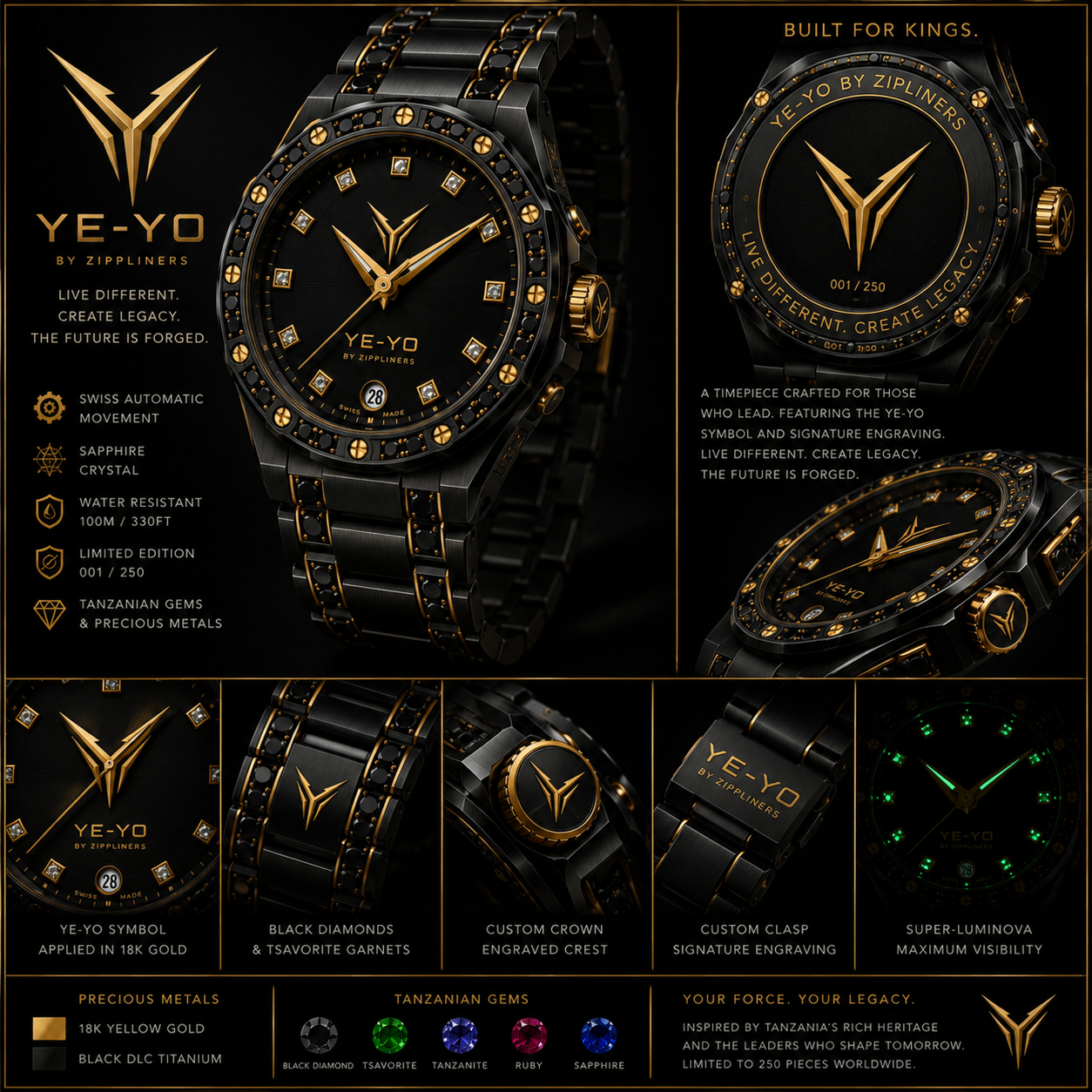 High style watch for the daily life