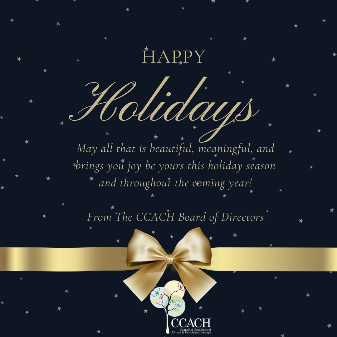 With warm hearts we send send our love and wishes for a peaceful and joyful holiday season. Thank you for continuing to support CCACH in all we do! 

Registration for AfroQuiz www.ccach.org/afroquiz

#happyholidays #ccachcan #ccachcan #afroquizbyccac