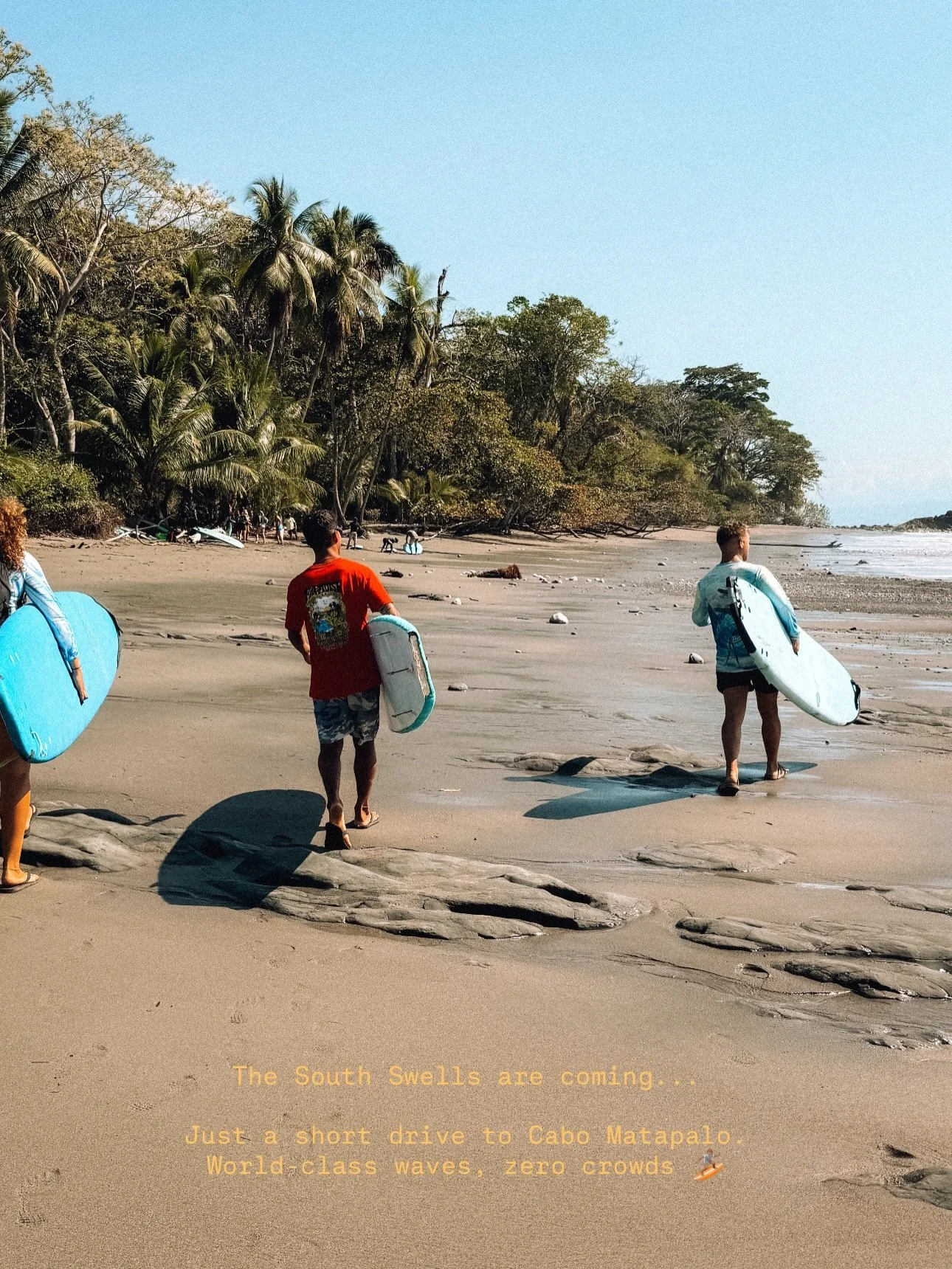 THE SWELL IS CALLING... 🏄🏽🌞❤️&zwj;🔥
April and May mark the beginning of the big South Swells on the Osa Peninsula. If you know, you know: Matapalo is about to turn on!

At Maze Lodge, you&rsquo;re perfectly positioned between the wild jungle and 
