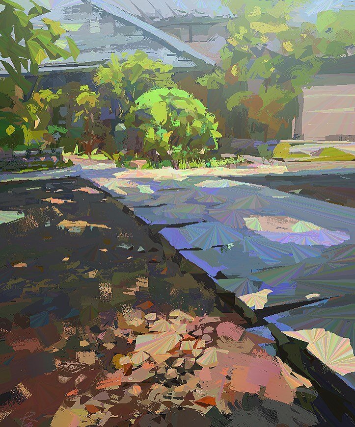 Hey #warriorpainters !!

This post is for #PleinAirpril, organized by @warriorpainters and supported by @procreate @blickartmaterials @warriorartcamp @huiontablet @graphixly @tourboxofficial @cupeasels @winsorandnewton @etchr_studio @heavypaintapp @c