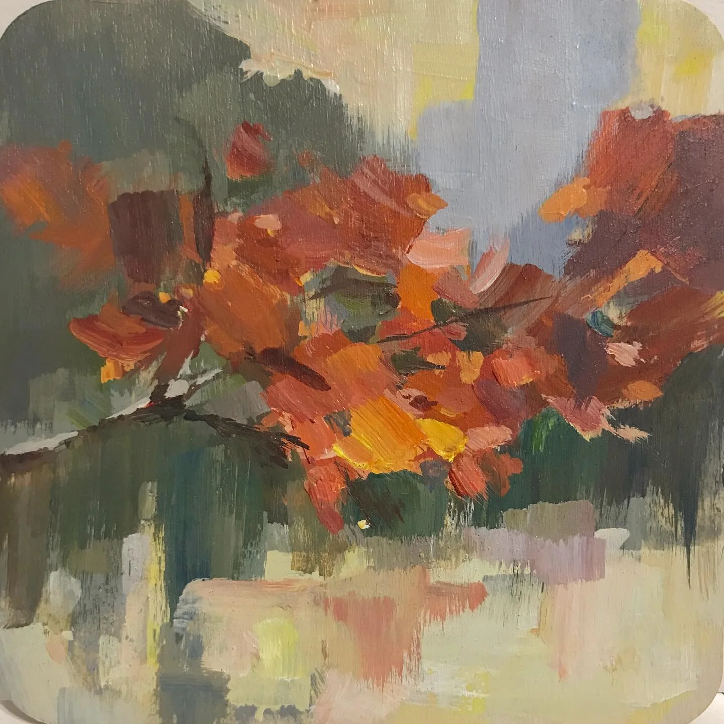 Autumn Leaves in Koishikawa Korakuen #coastcard

@warriorpainters 
#coastcard2021
#warriorpainters #acrylicpainting 
@holbein_art #holbeinacrylics #nopleinnogain 
#visualdevelopment 
#locationdesign
#visdev  #environmentdesign
#colorkey
#landscapepai
