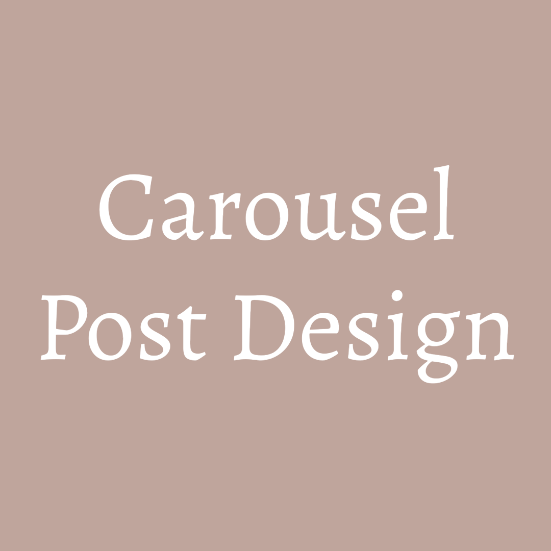 Carousel Post Design