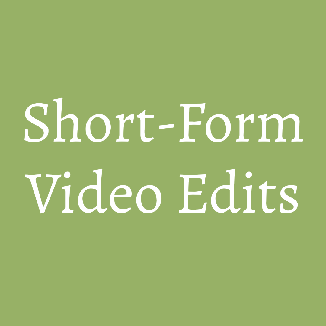 Short-Form Video Editing