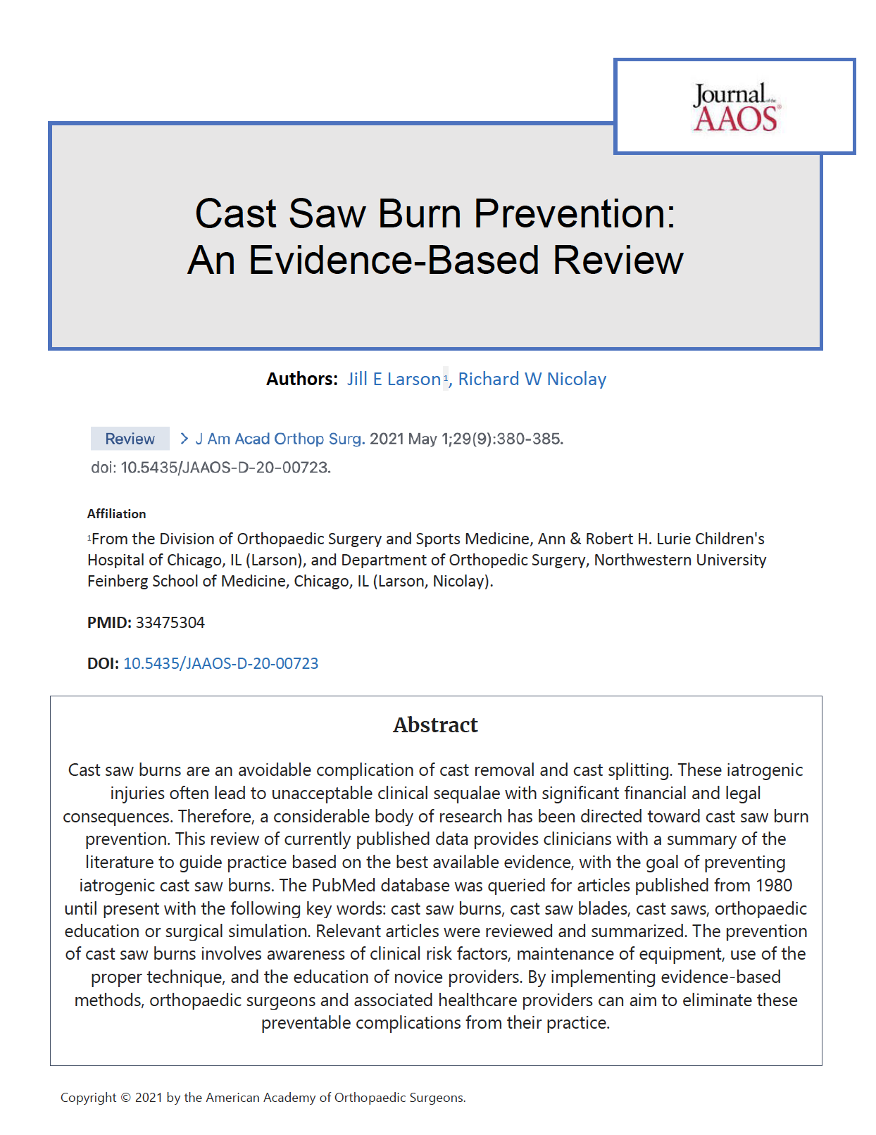 Smoking as a Risk Factor