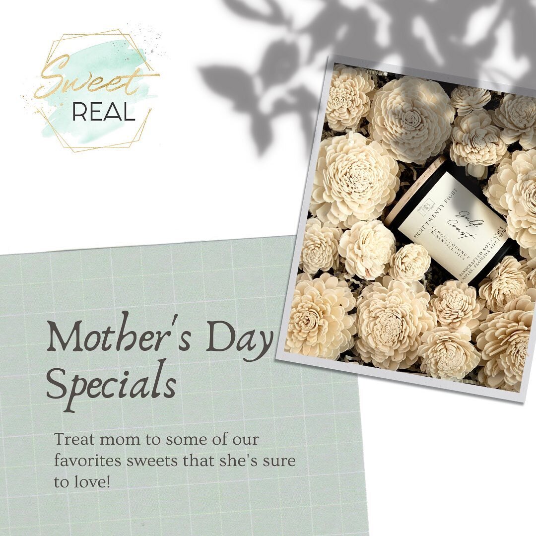 Mothers Day looks a little different this year for Sweet Real but I couldn&rsquo;t not celebrate ALL of the AMAZING Mama&rsquo;s out there!!! Take a peak at the special offerings! Some of you have reached out for our beautifully curated gifts which I
