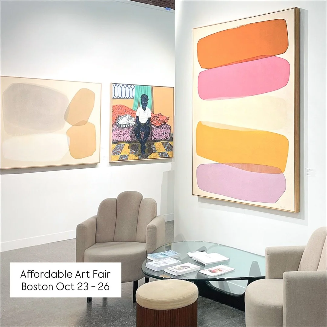 Already the final day of the fair! Last chance to visit - please stop by if you do so!
So honored to see my work next to the very talented @mugaberonald, @leesi__ , @huguesimon and @onekean_ 🙌
@affordableartfairboston 
@galerieduret / Booth #D8
#