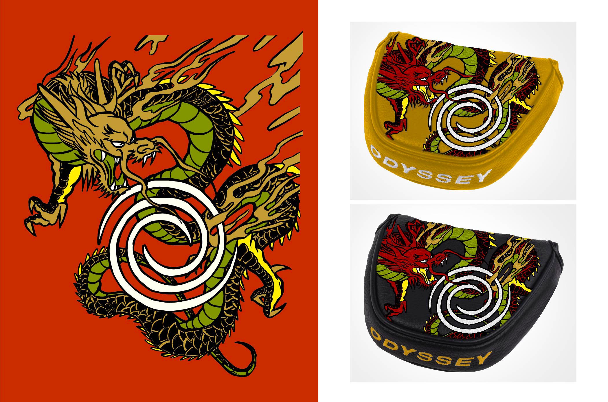Callaway Golf – Putter cover illustration
