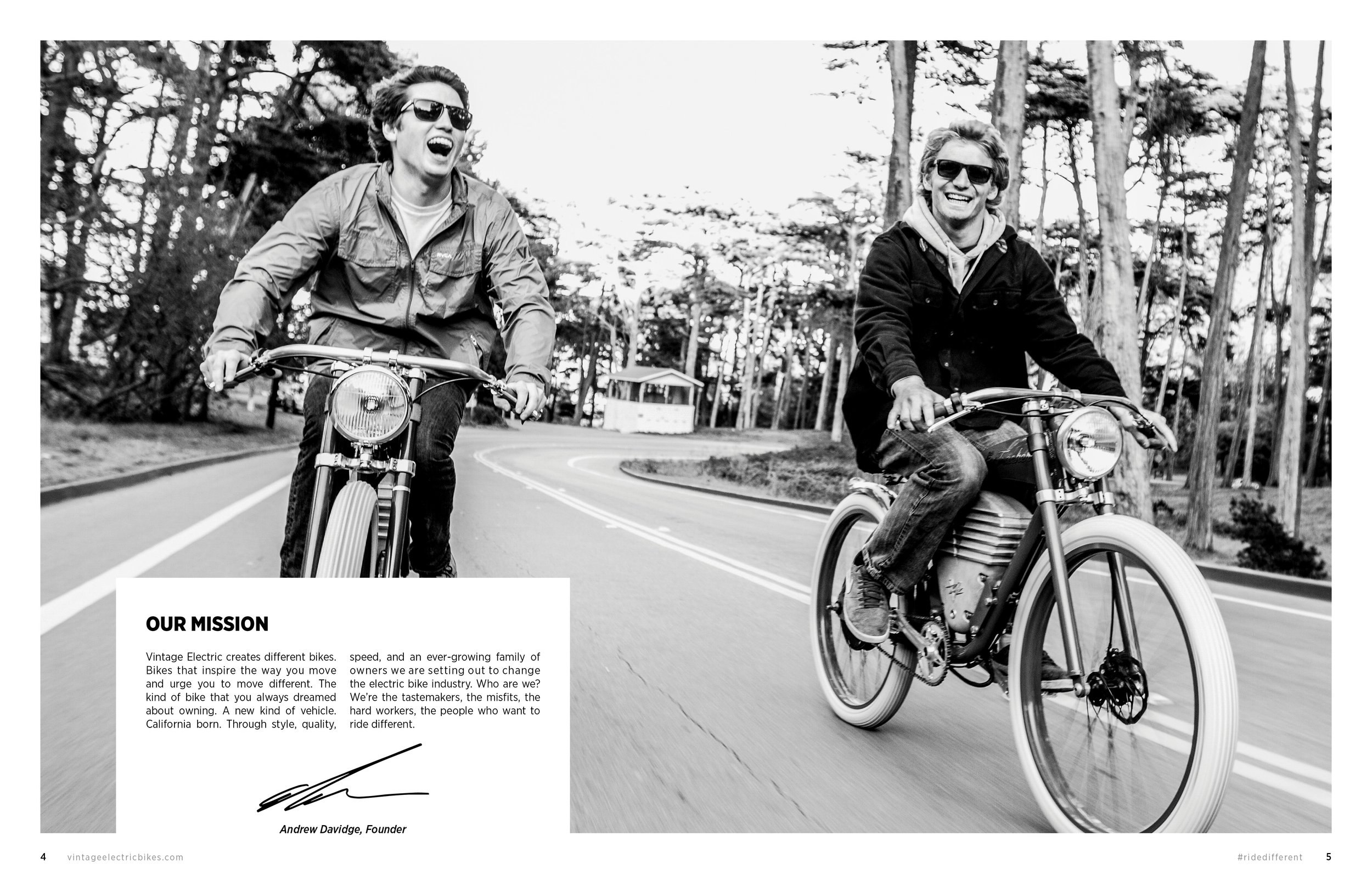 Vintage Electric Bikes – Catalog Layout & Design