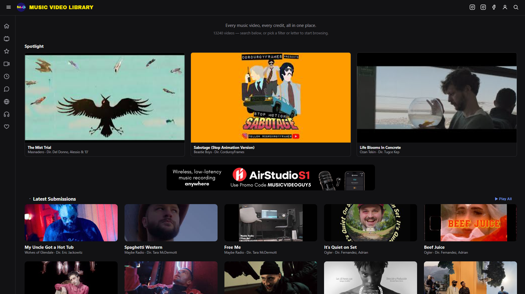 The Music Video Library