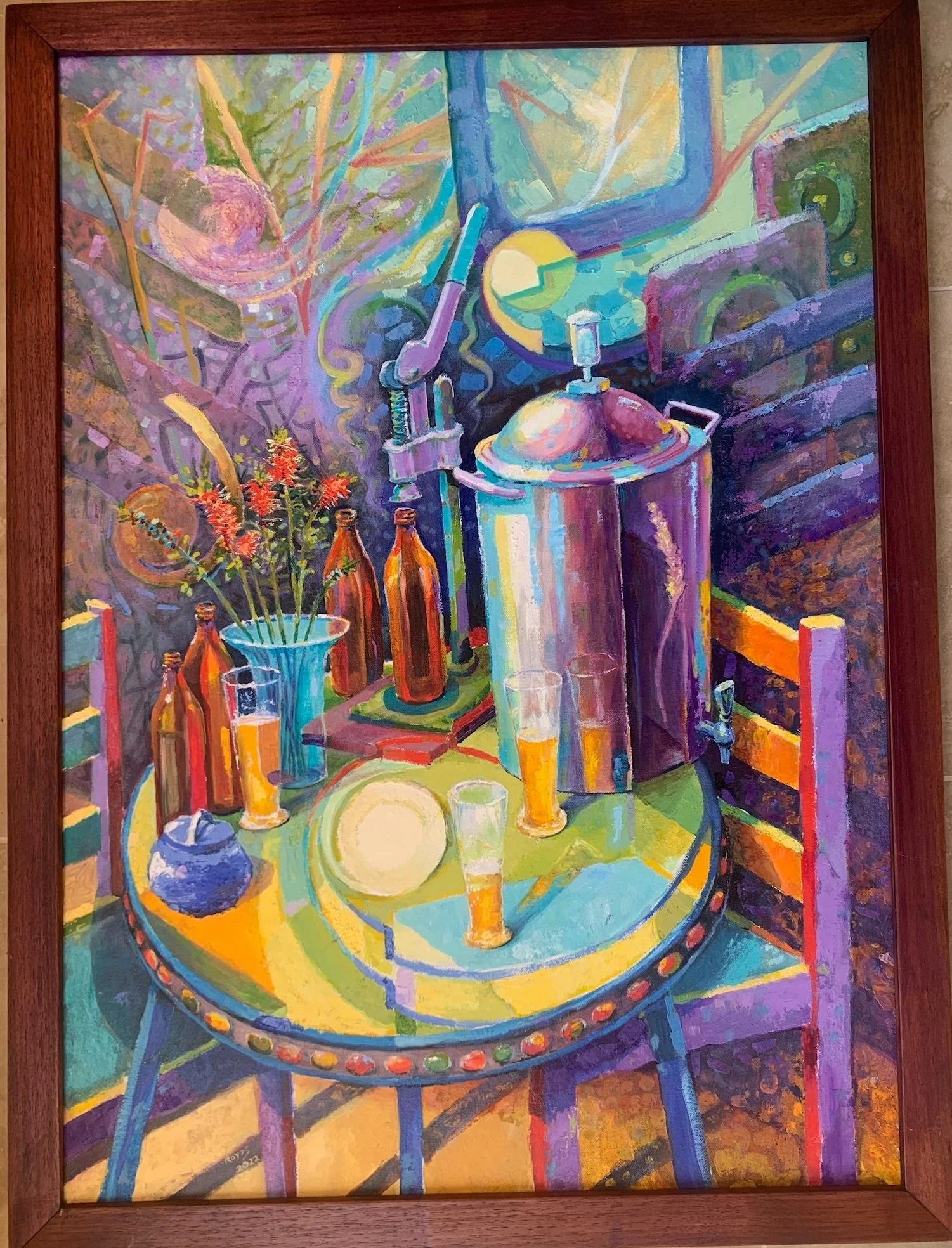 Brewing, 2023, Oil on canvas, 680 X 500