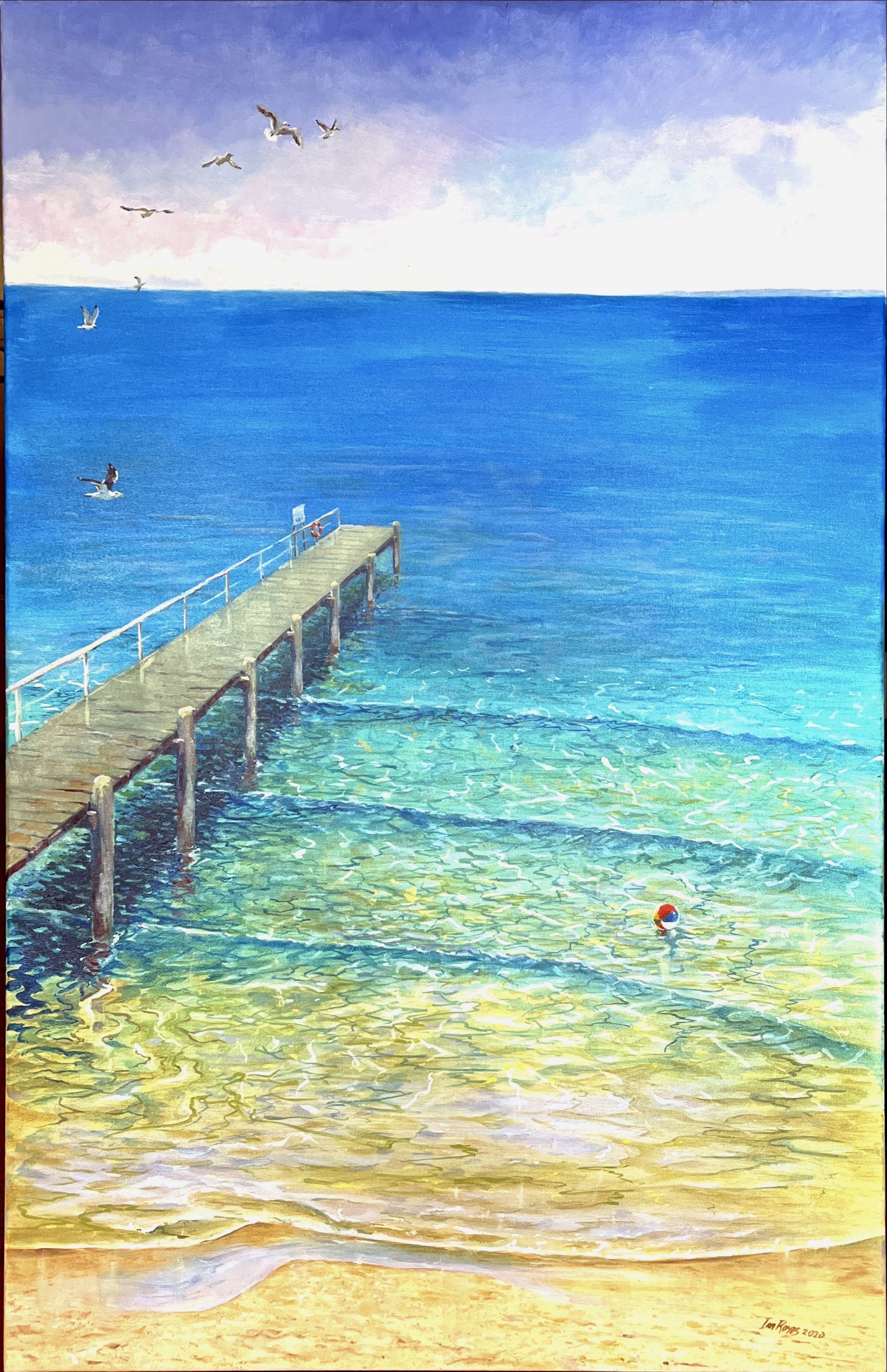 Beachball, 2020
Oil on Canvas
900 x 600