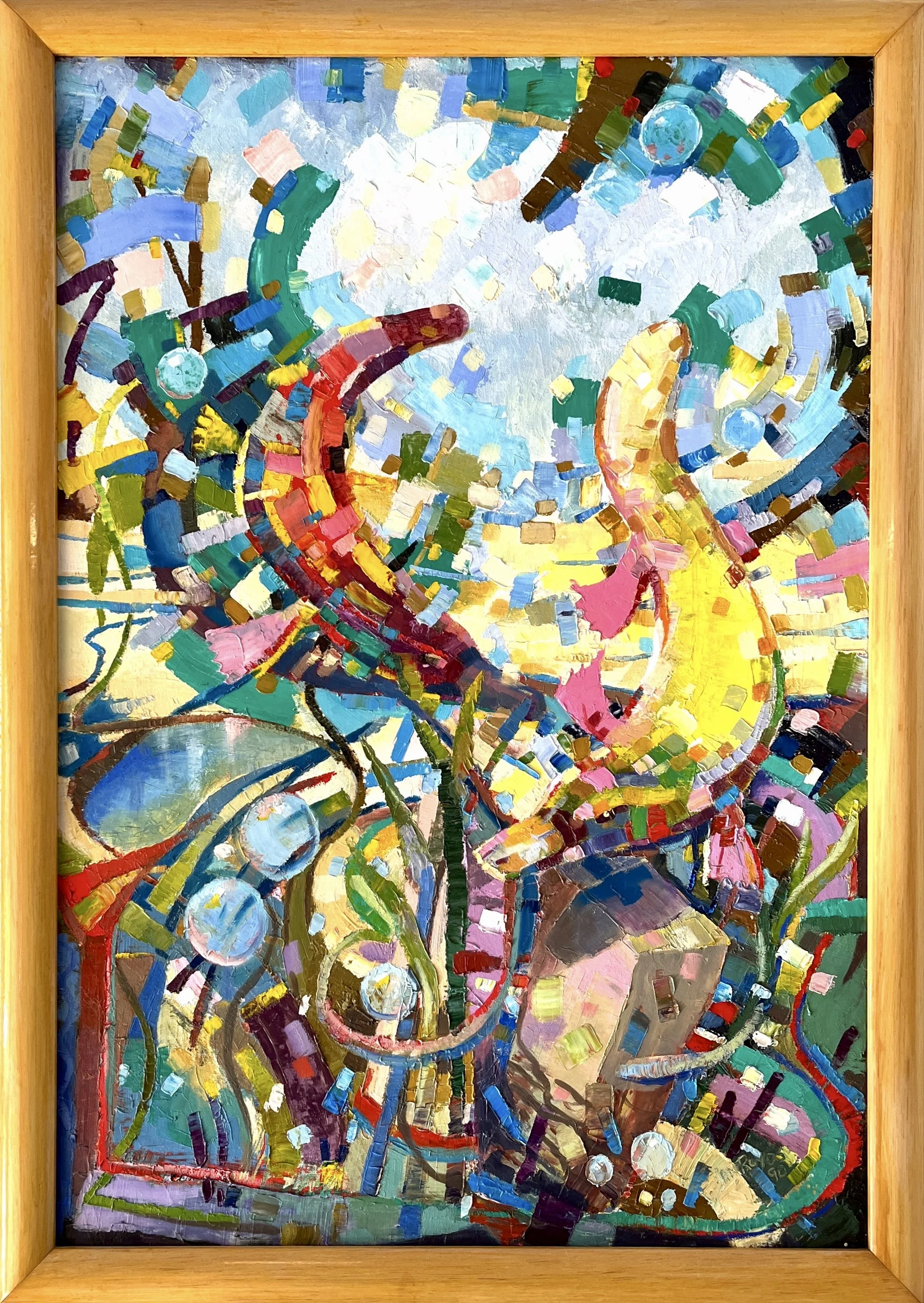 Platypi, 1990, Oil on canvas, 870 X 600