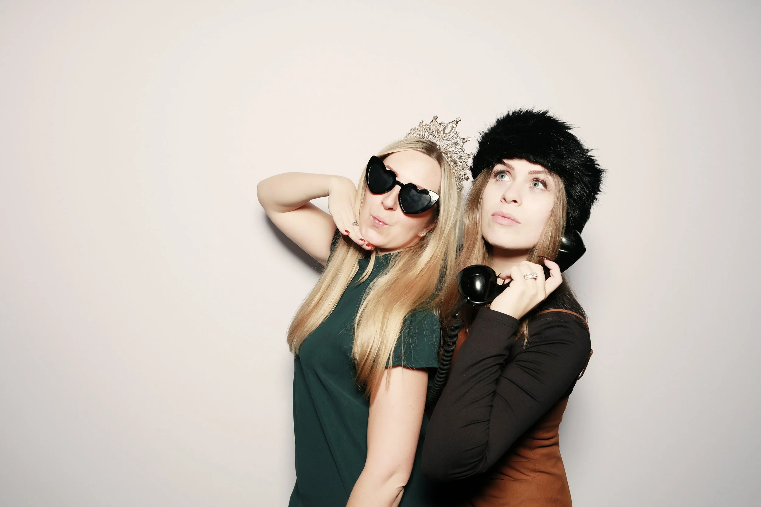 Colour vintage booth