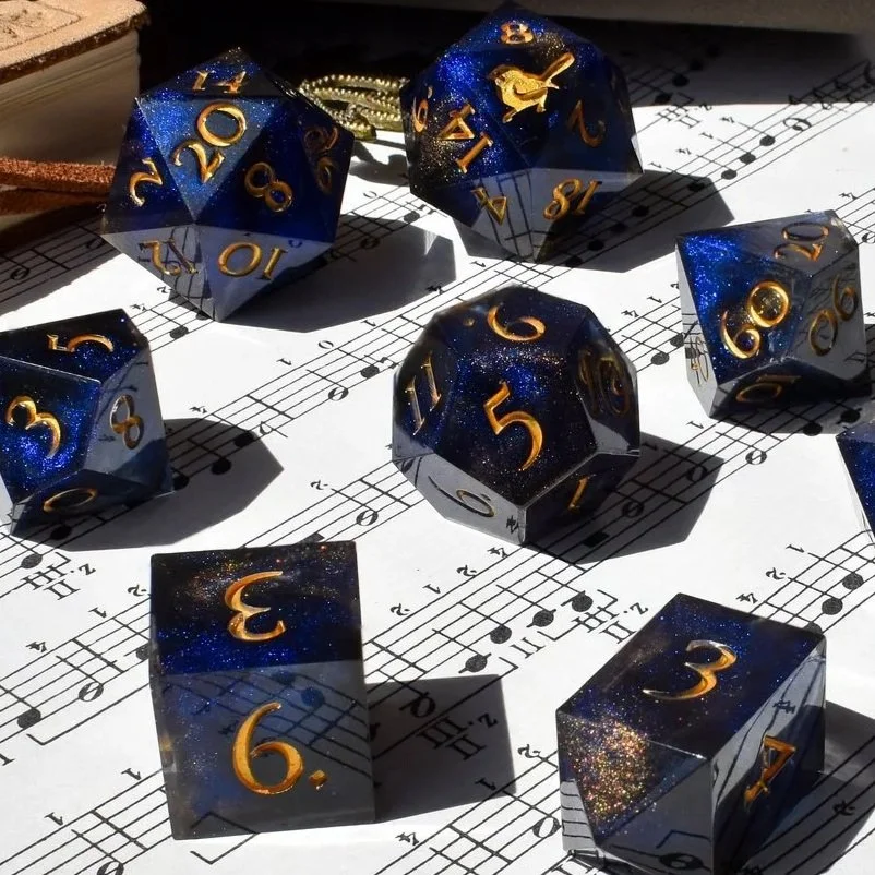 Midnight Lanterns | 8-piece dice set