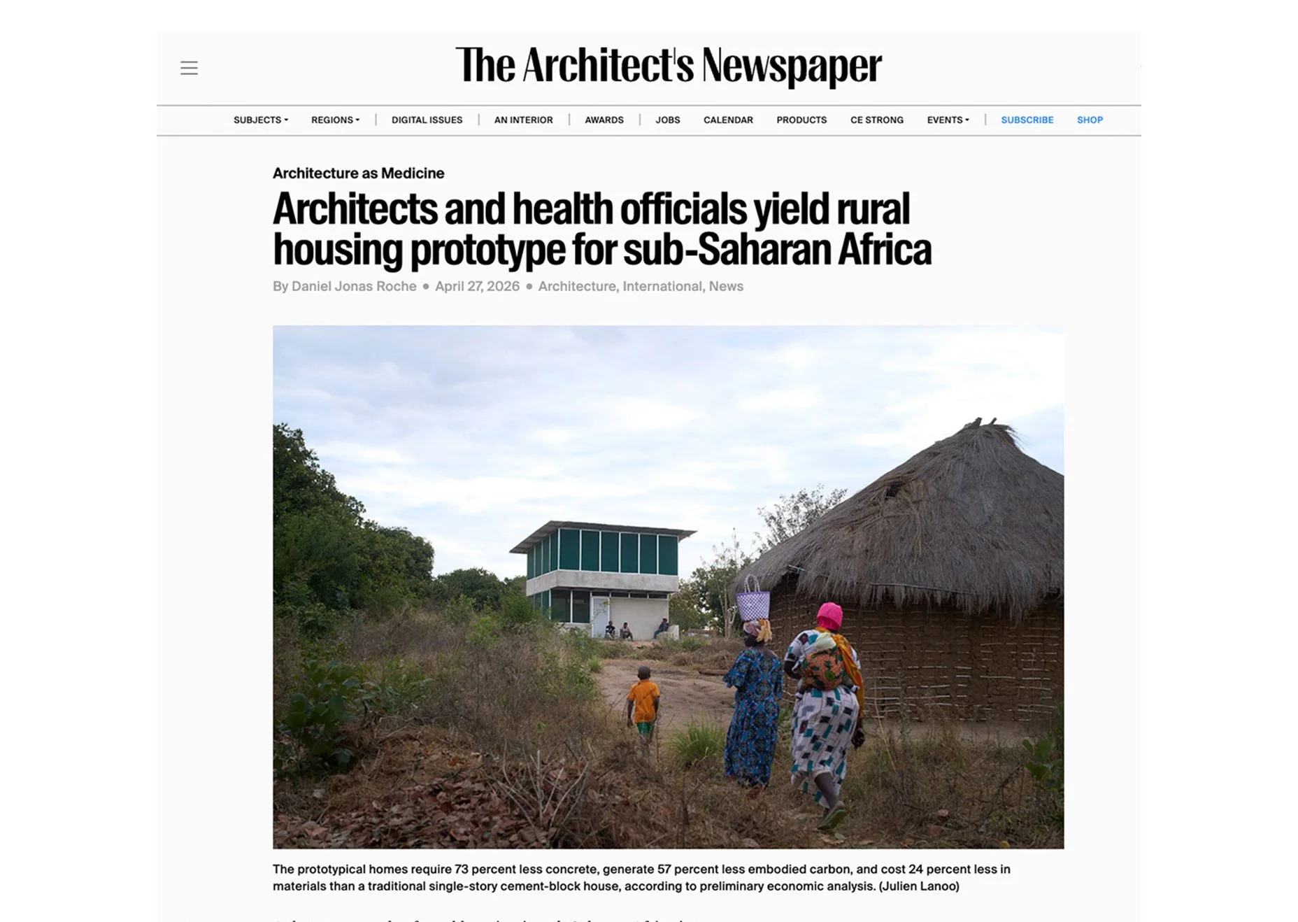 The Architect's Newspaper: Architecture as Medicine