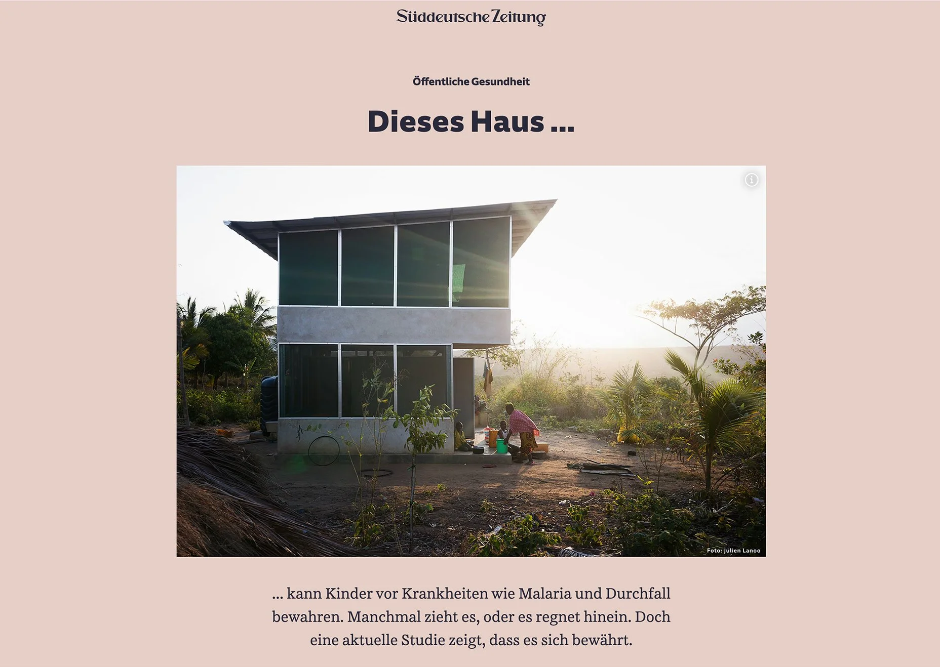 Sueddeutsche Zeitung: Öffentliche Gesundheit
