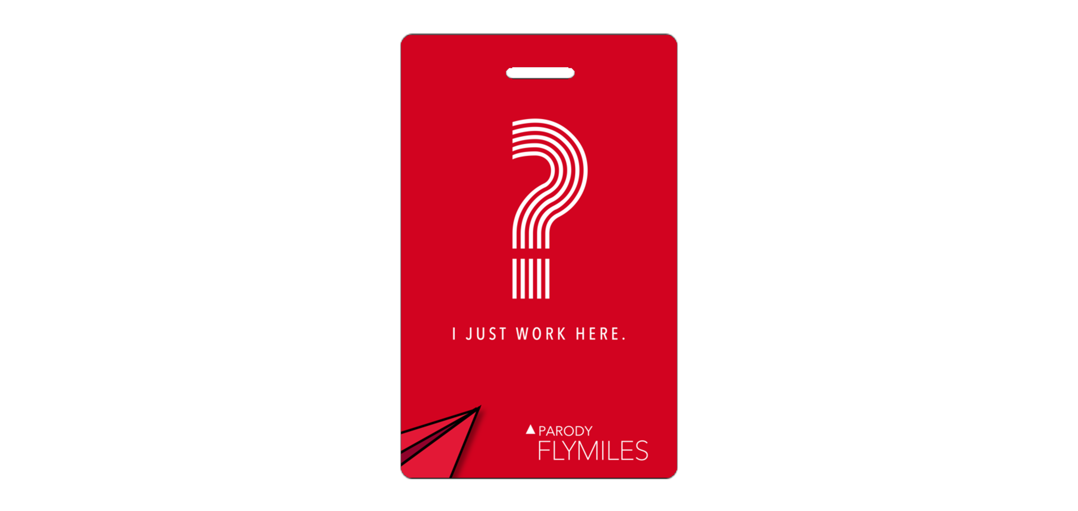 ? Miler Parody Luggage Tag