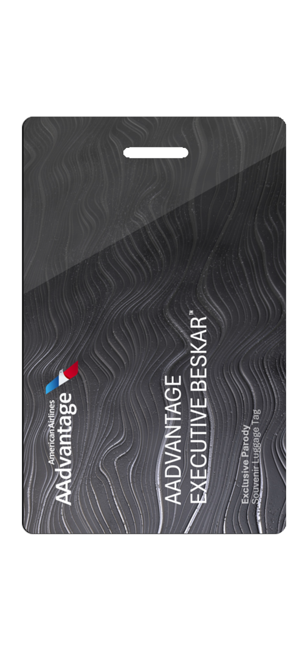 AAdvantage Beskar PARODY Luggage Tag
