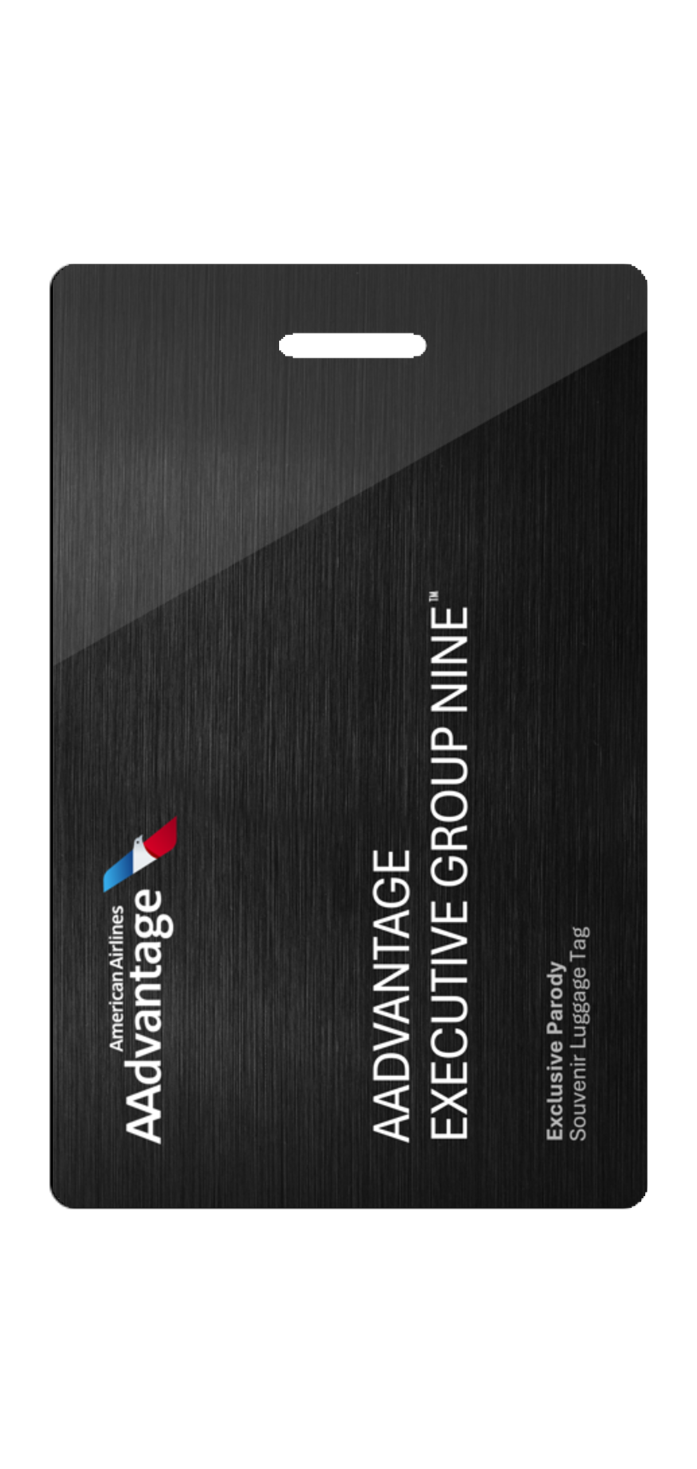 AAdvantage Group Nine PARODY Luggage Tag