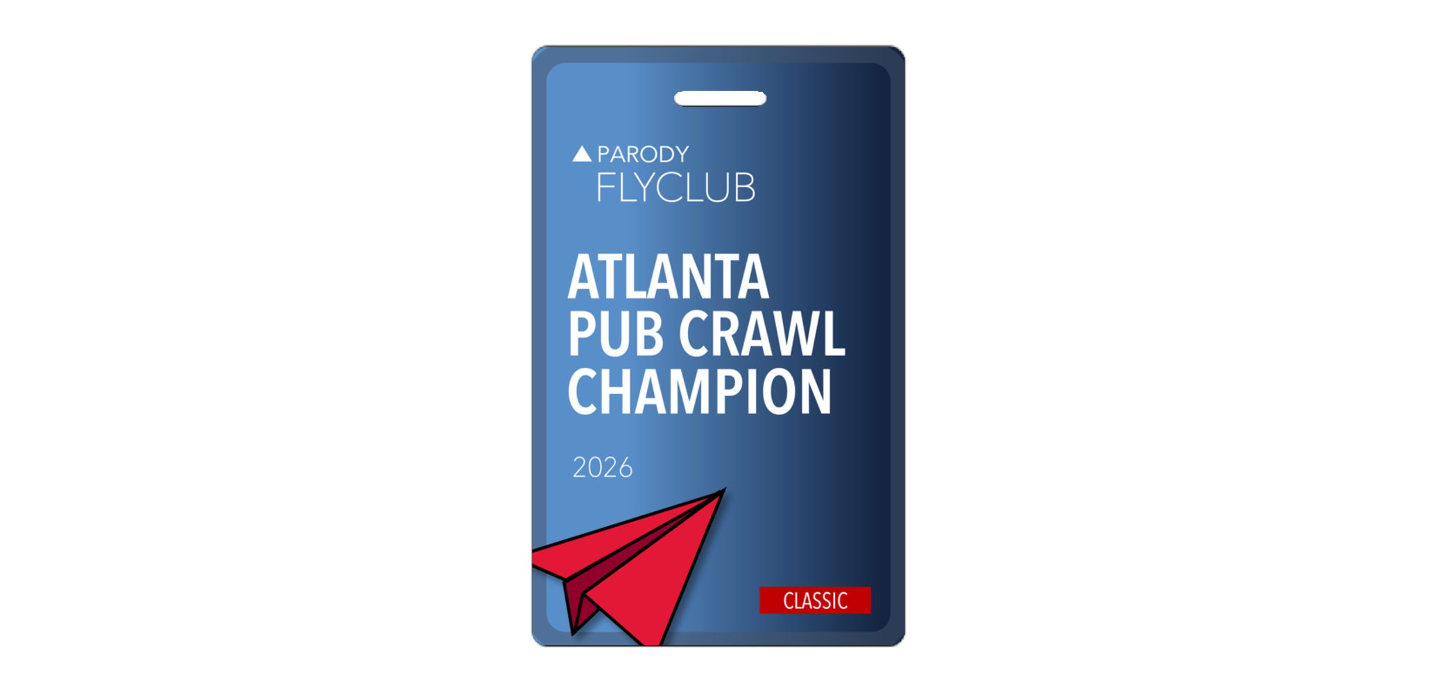 2026 ATL Sky Pub Parody Luggage Tag