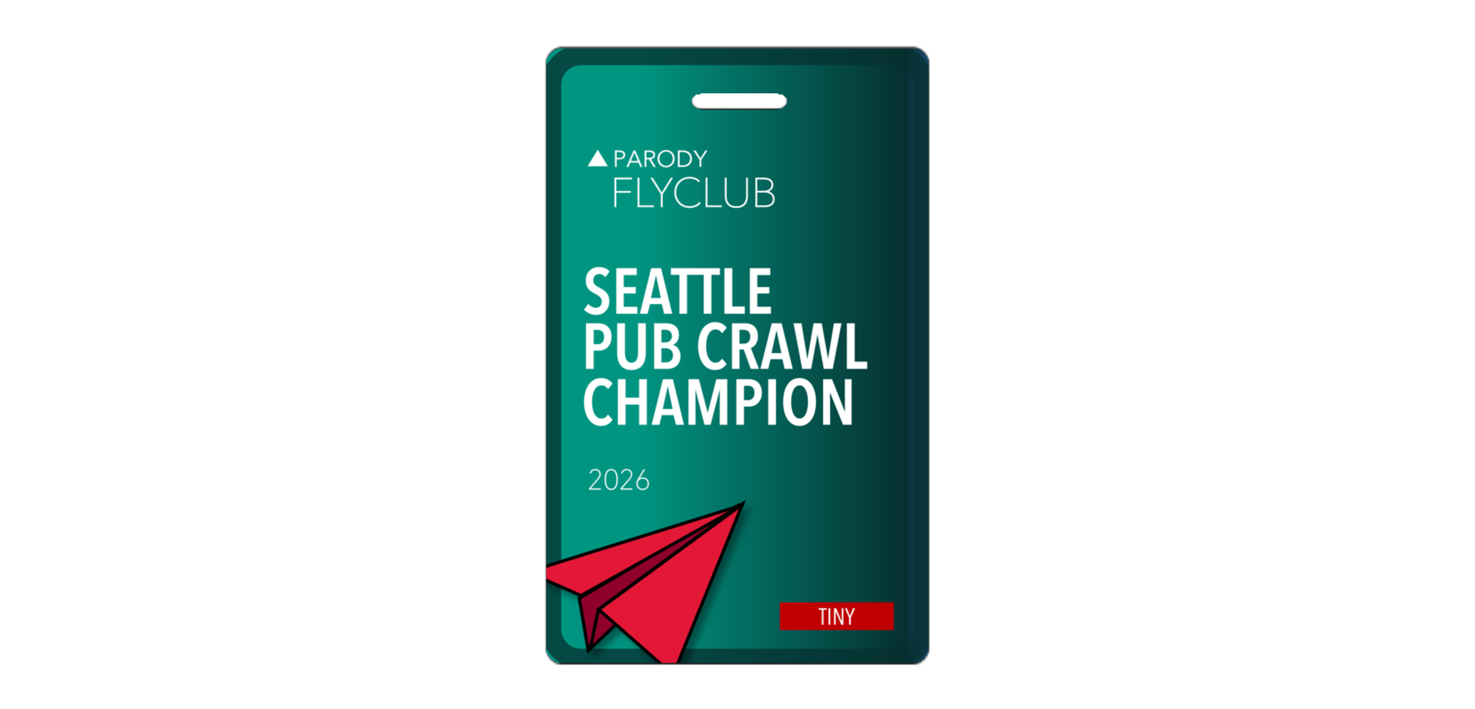 2026 SEA Sky Pub Parody Luggage Tag