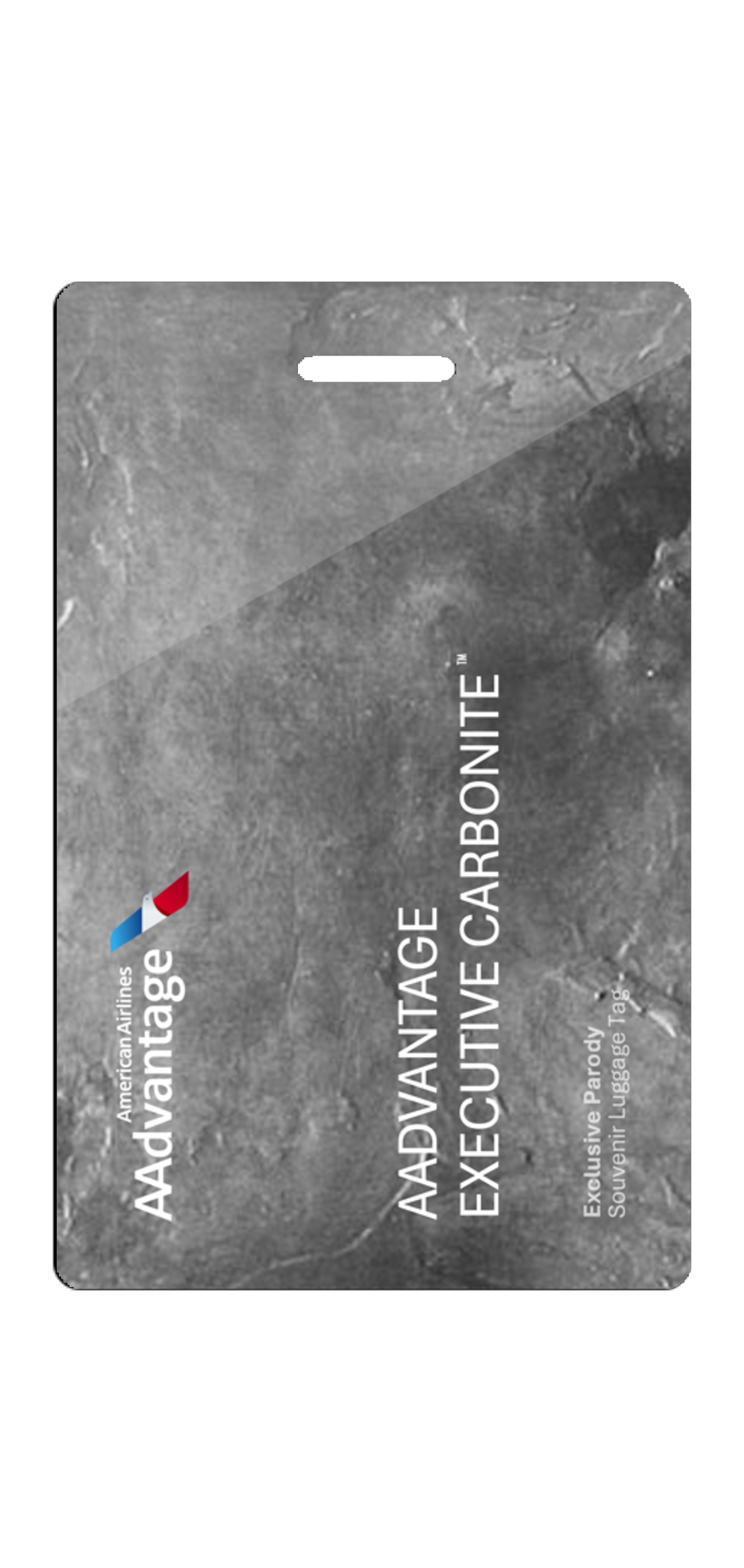 AAdvantage Carbonite PARODY Luggage Tag