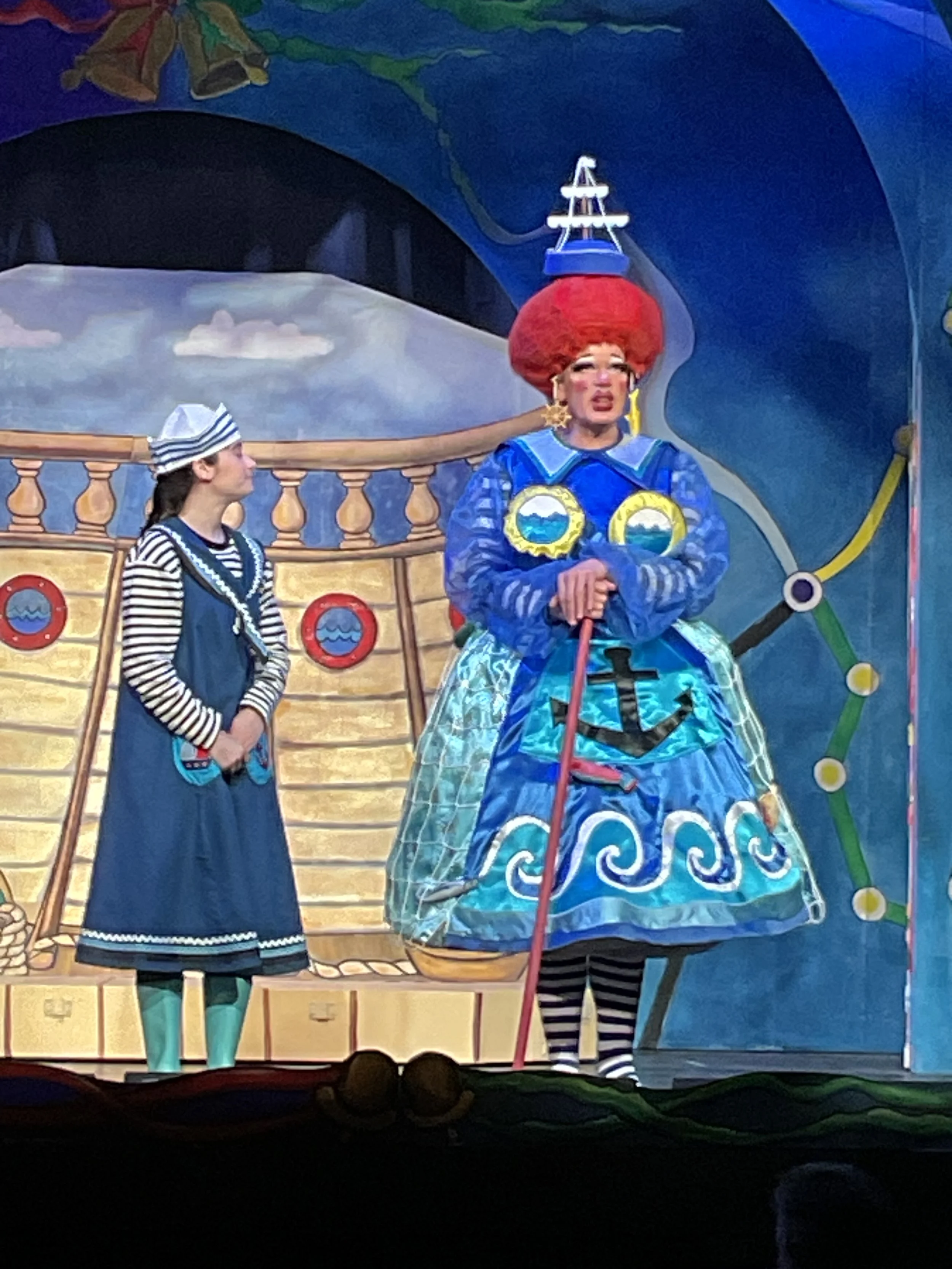 Alice Fitzwarren & Sherrie Trifle costumes Dick Whittington  Regal Theatre 2025