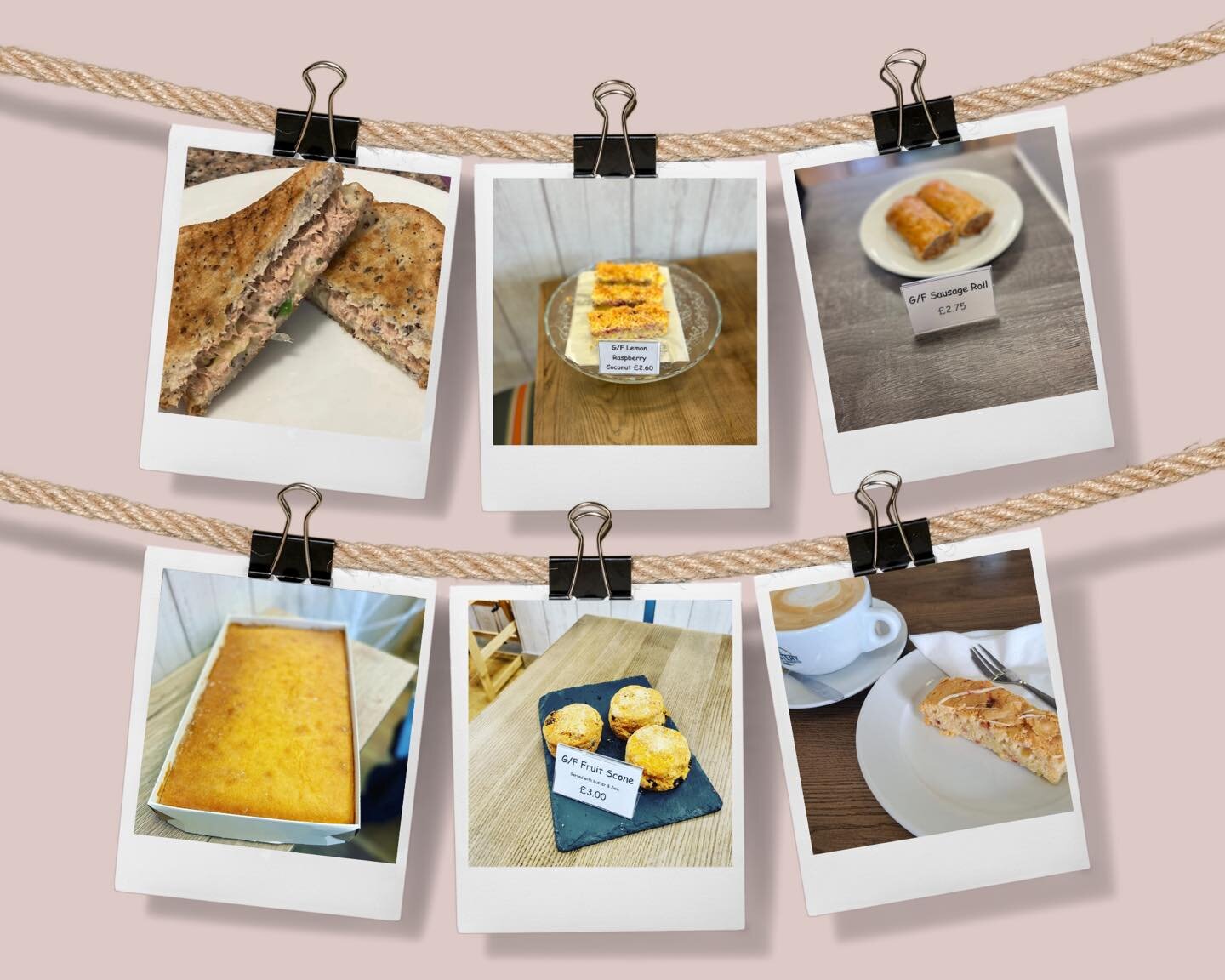 We love having a great Gluten Free selection. 

All of our toasties can be made Gluten Free. 

We always have at least five Gluten Free cakes available. (Unless we have sold out as they good!)

We bake our own Gluten Free Sausage Rolls each week. 

A