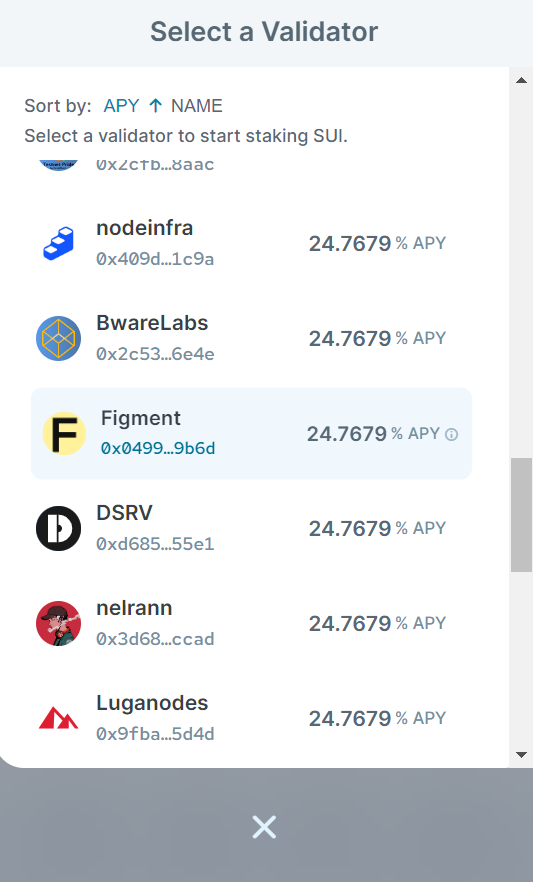 Staking UI Sui - Select Validator.png