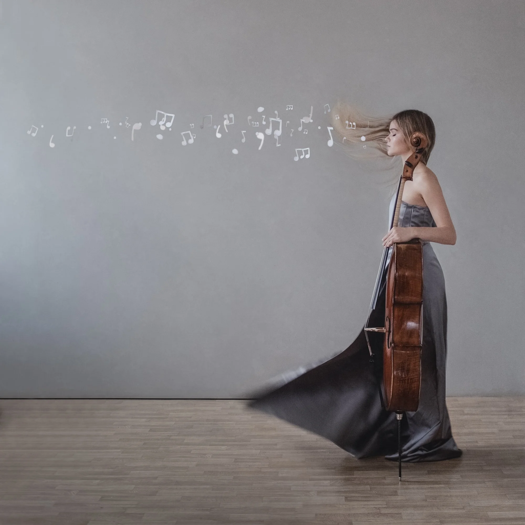  
 Exclusively for TiNT Gallery 
 
 
 Title: 
 
Pas De Deux – The Nutcracker – Tchaikovsky 
 Story & Message:   
"There’s a bright future ahead of me - one of fame, of beauty, one that I have always dreamed of. I can see it with my eyes closed, and m