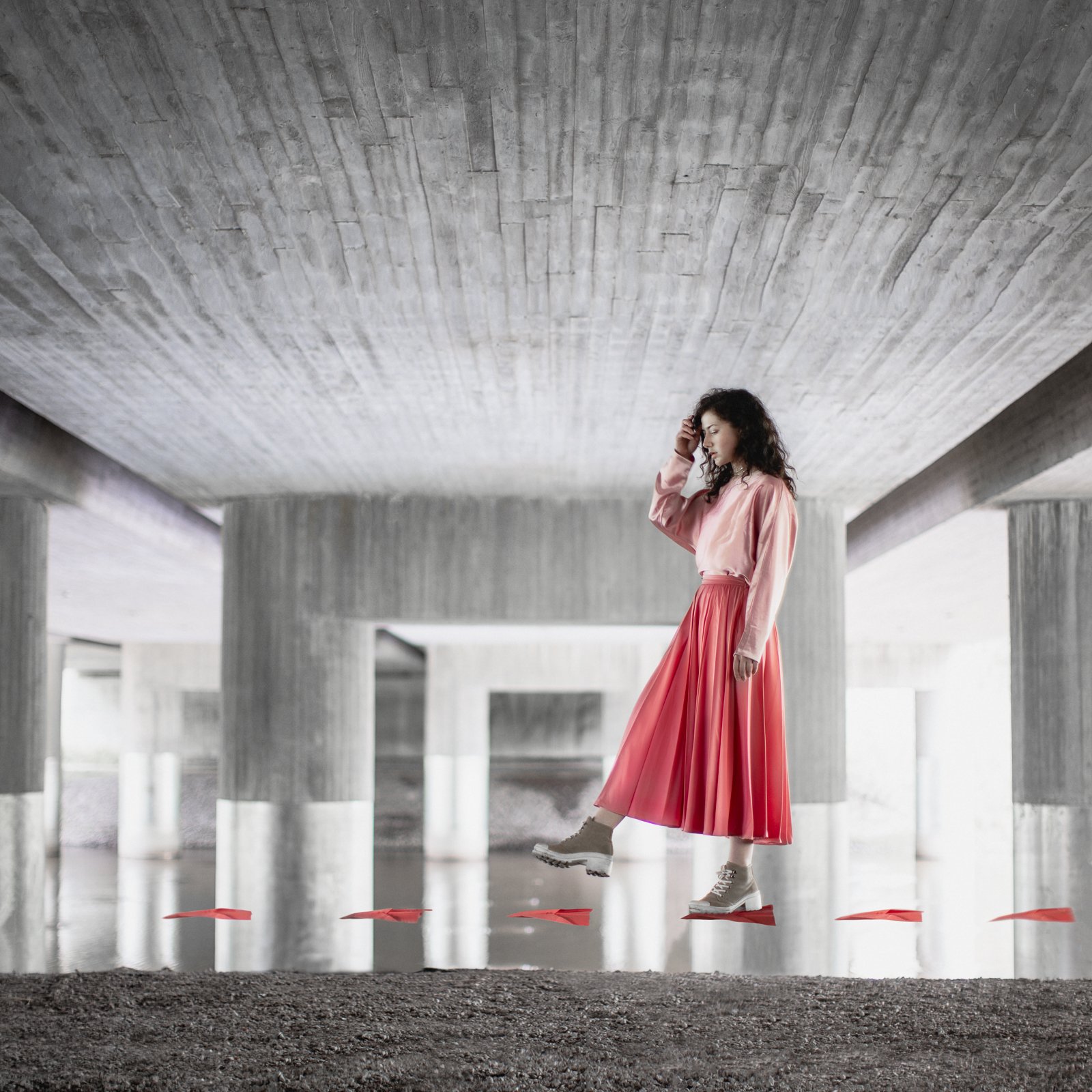  
 Title: 
 
I Will Try 
 Story & Message:   
There was a cocktail of emotions mixing away in her body. At the forefront of it all there was excitement: she’s been wanting to get out of her comfort zone for a while now, but the fear of rejection was 