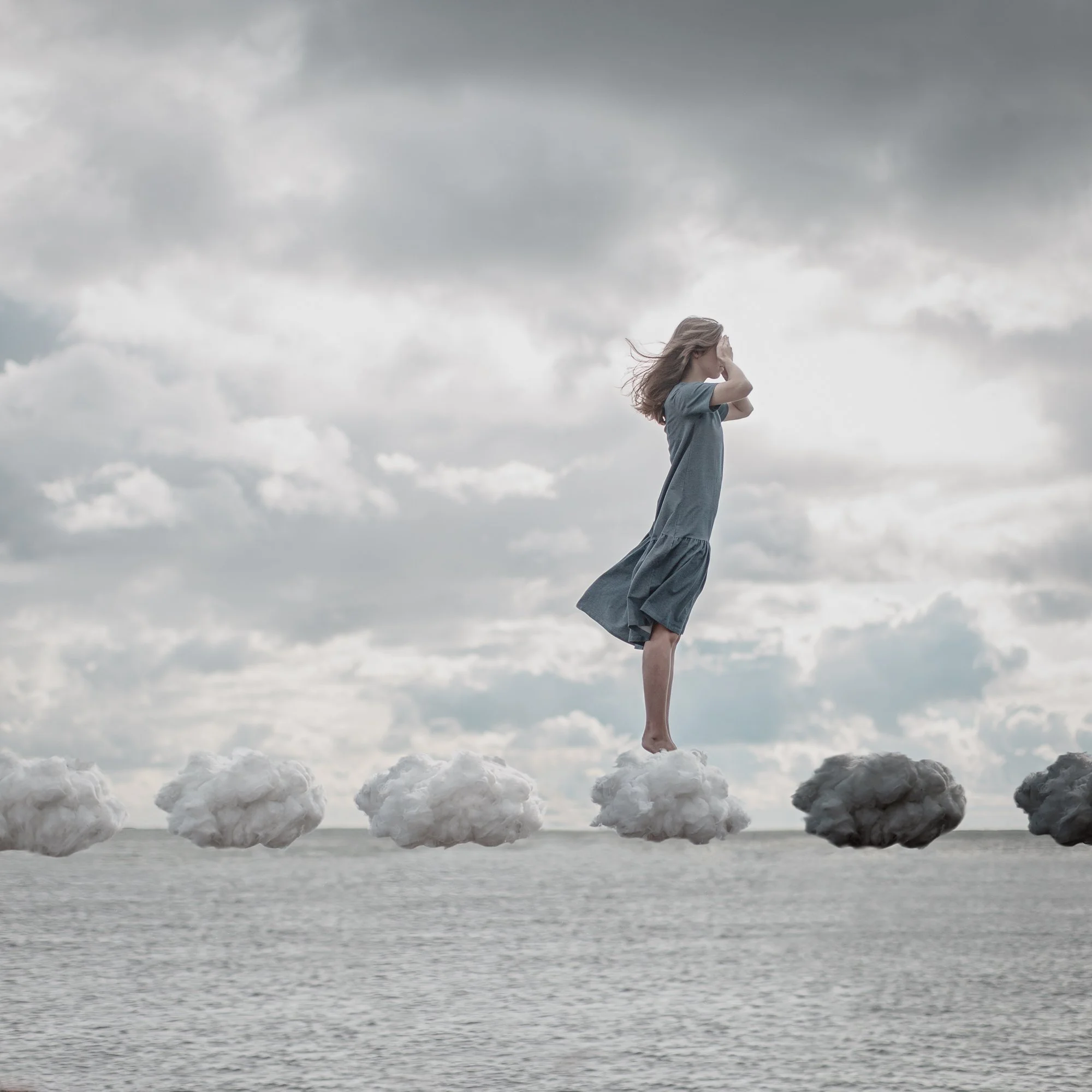  
 Title: 
 
Into the Storm 
 Story & Message:   
Yes, it's scary. Always scary. Because you never know what's in front of you. Yes, it might be challenging, but it might be bright too. Yet, usually, we tend to draw a drastic picture of what awaits u